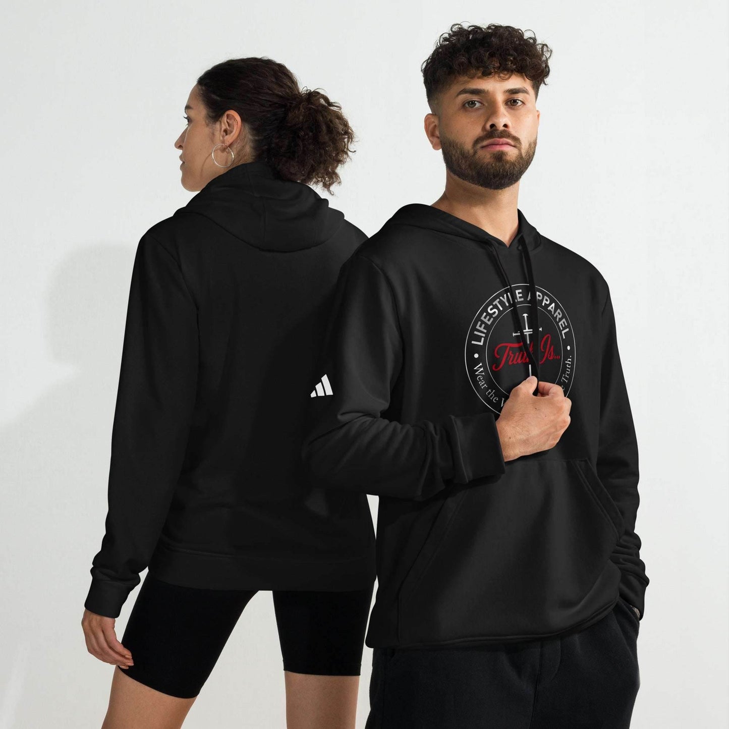 adidas fleece hoodie - Truth is life Style