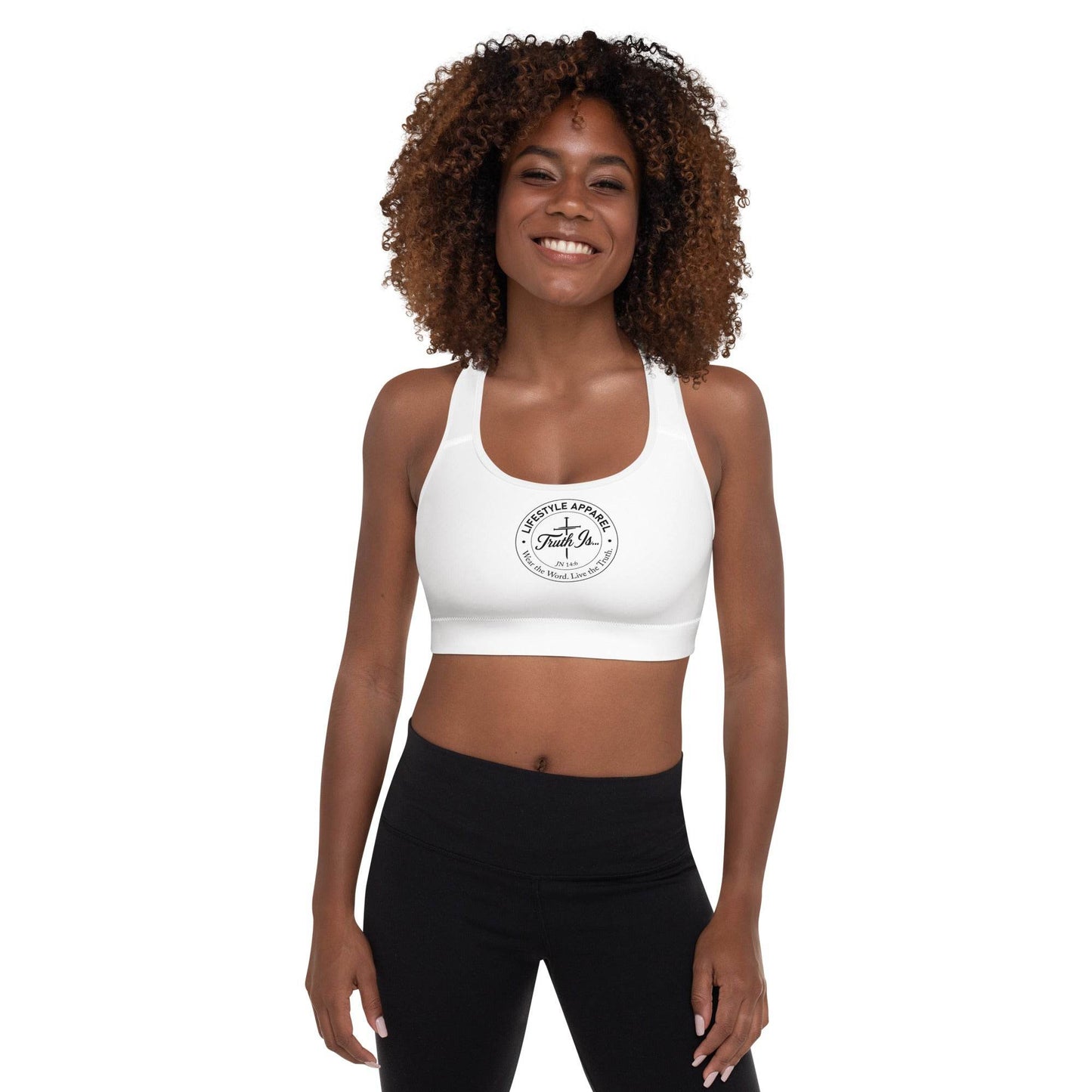 Padded Sports Bra - Truth is life Style