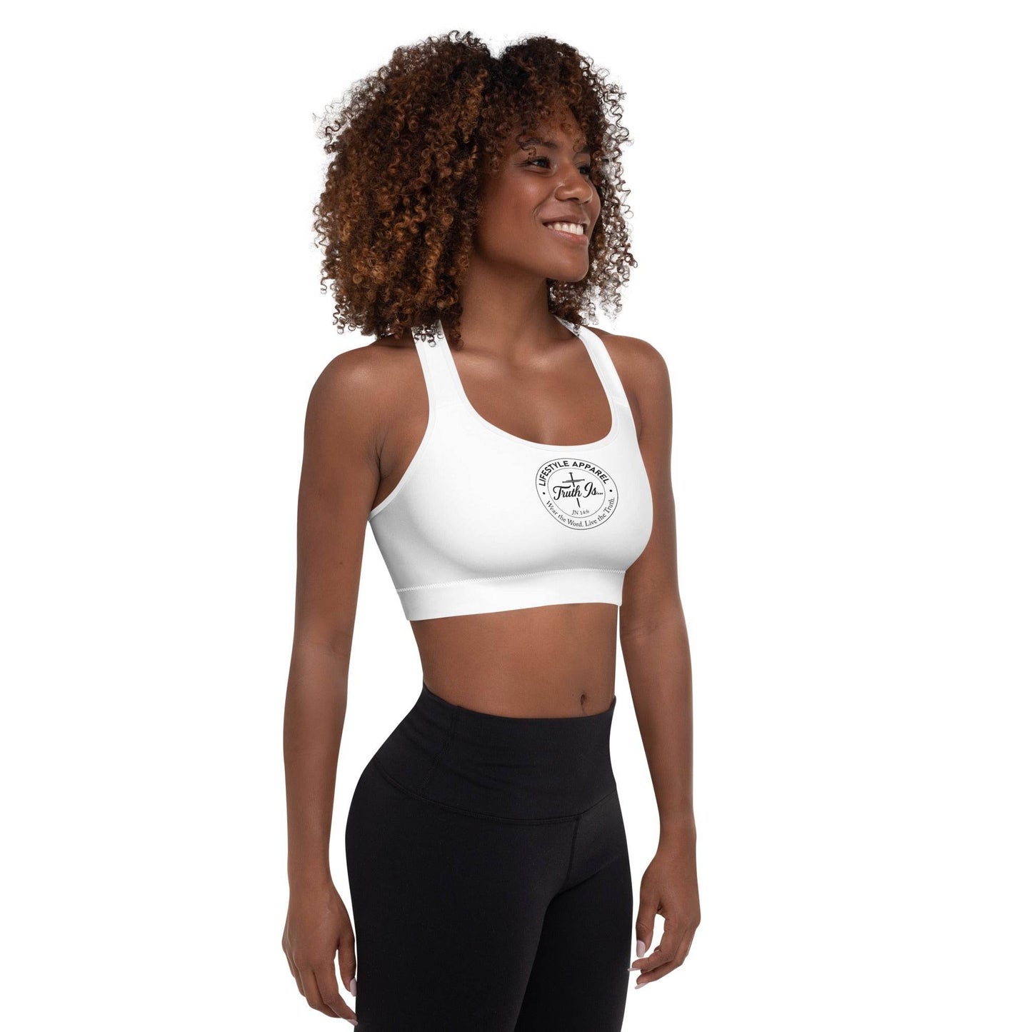 Padded Sports Bra - Truth is life Style