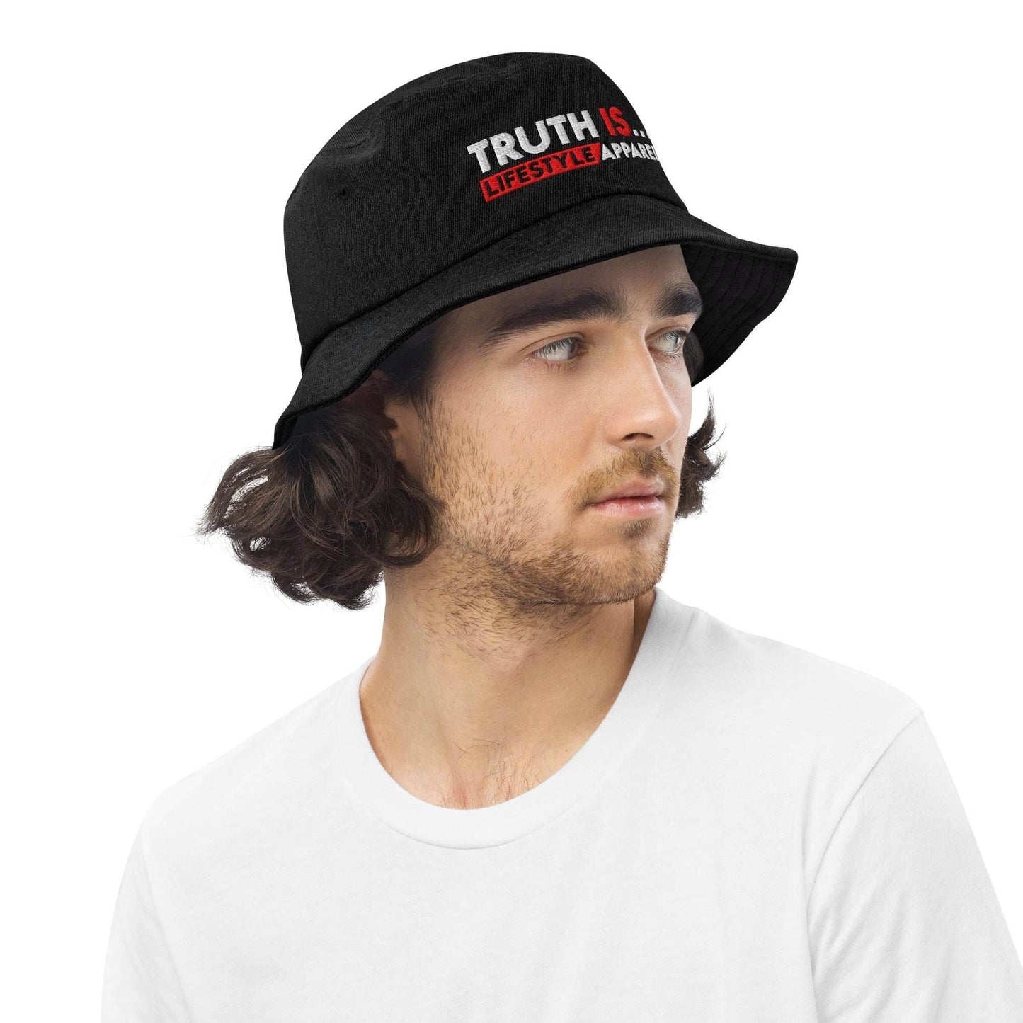 Denim bucket hat - Truth is life Style