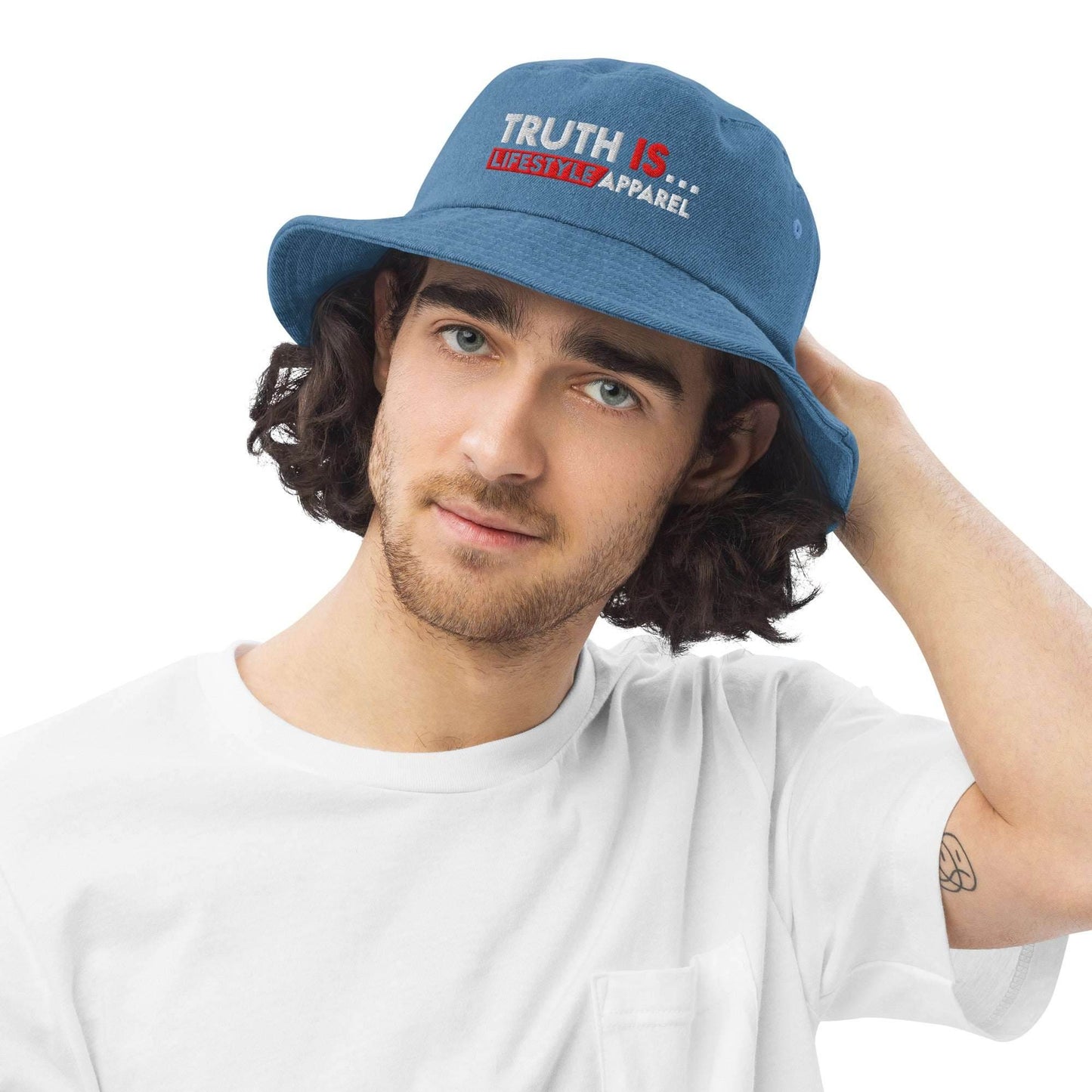 Denim bucket hat - Truth is life Style