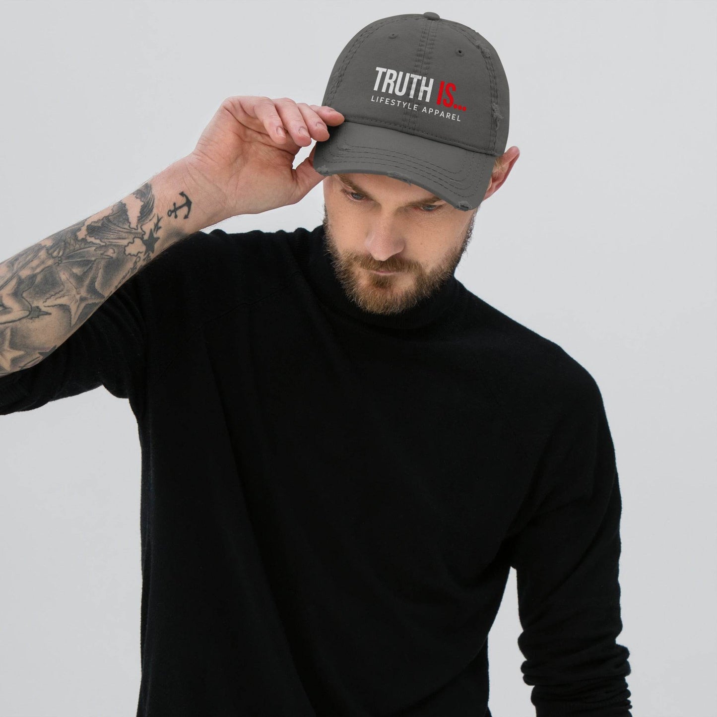 Distressed Dad Hat - Truth is life Style