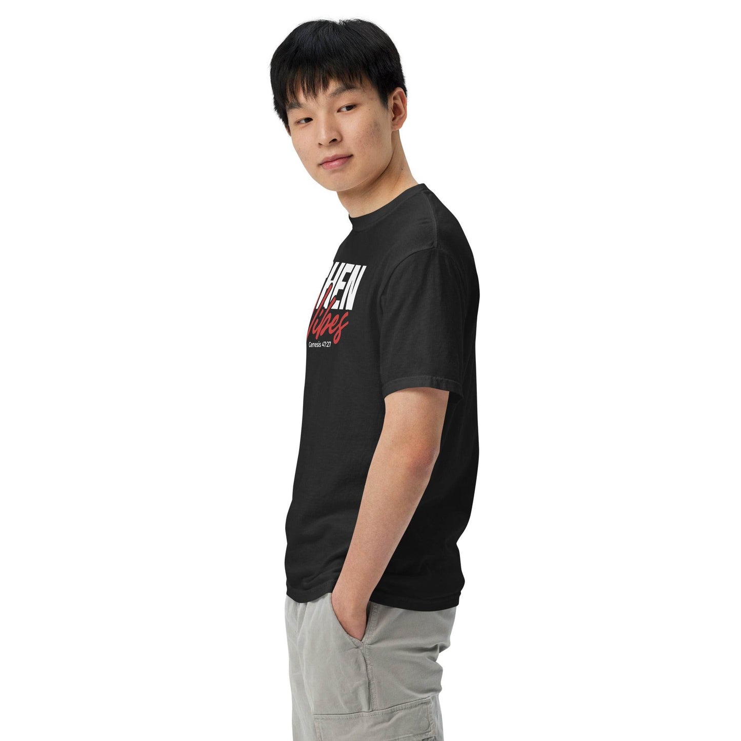 Unisex garment-dyed heavyweight t-shirt - Truth is life Style