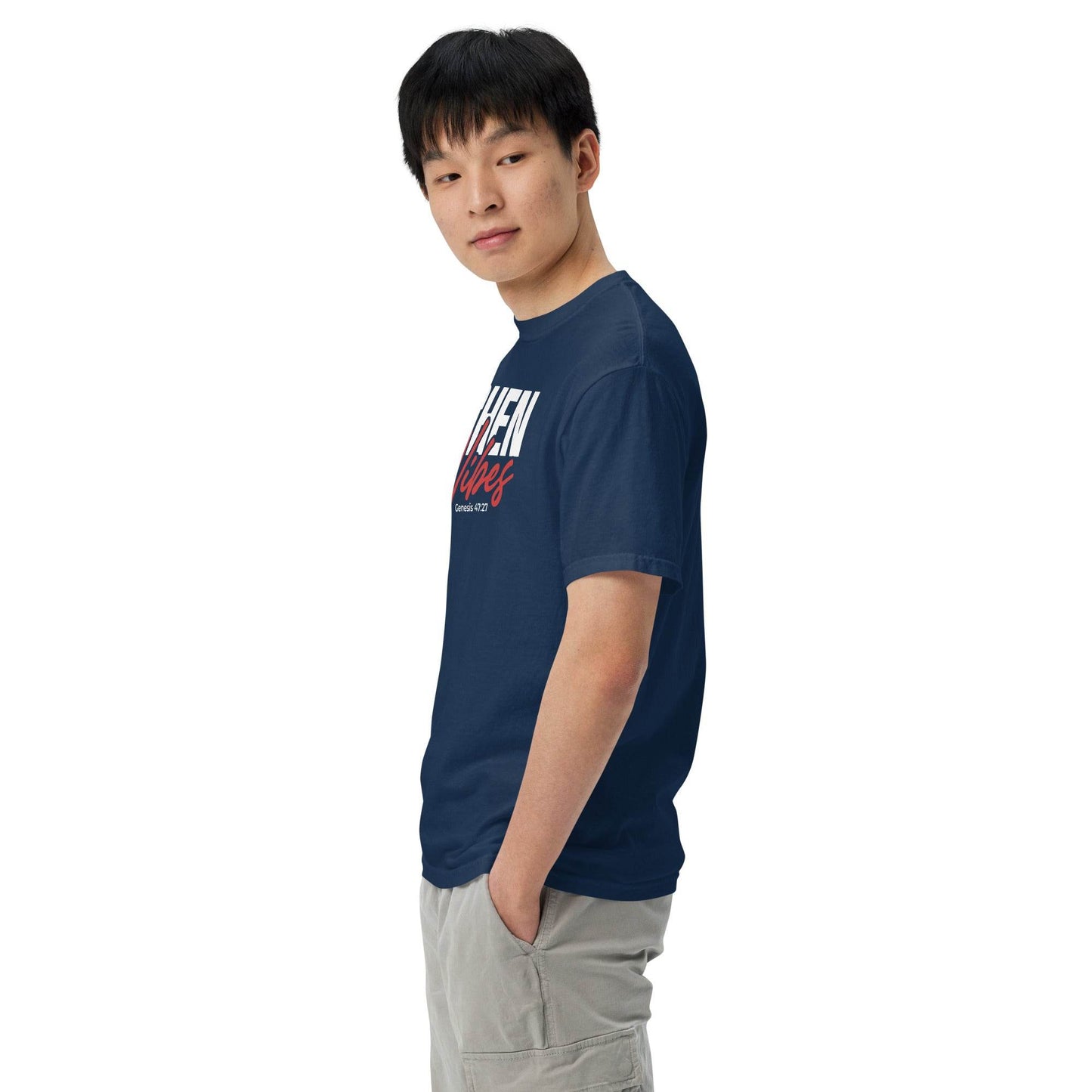 Unisex garment-dyed heavyweight t-shirt - Truth is life Style