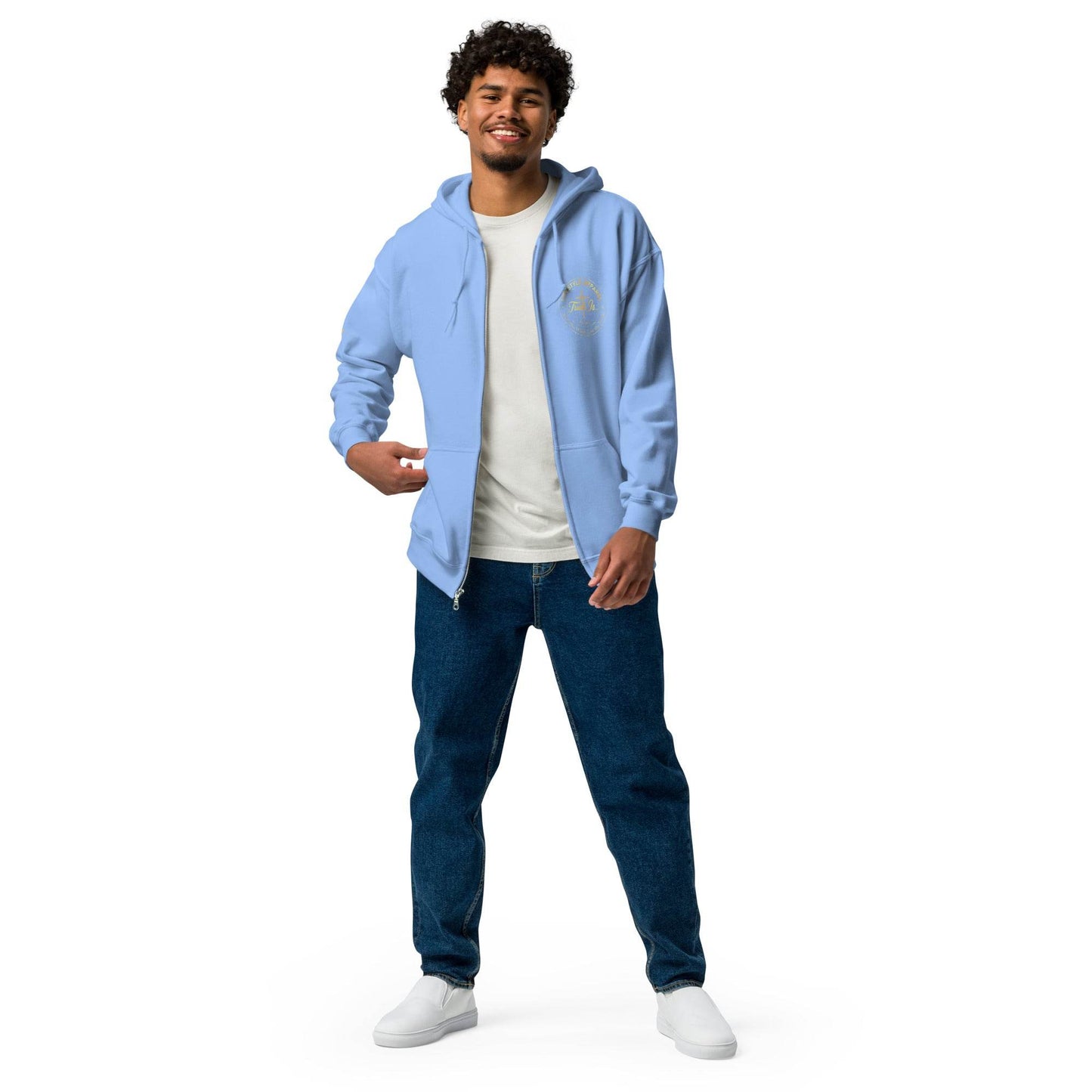 Unisex heavy blend zip hoodie - Truth is life Style