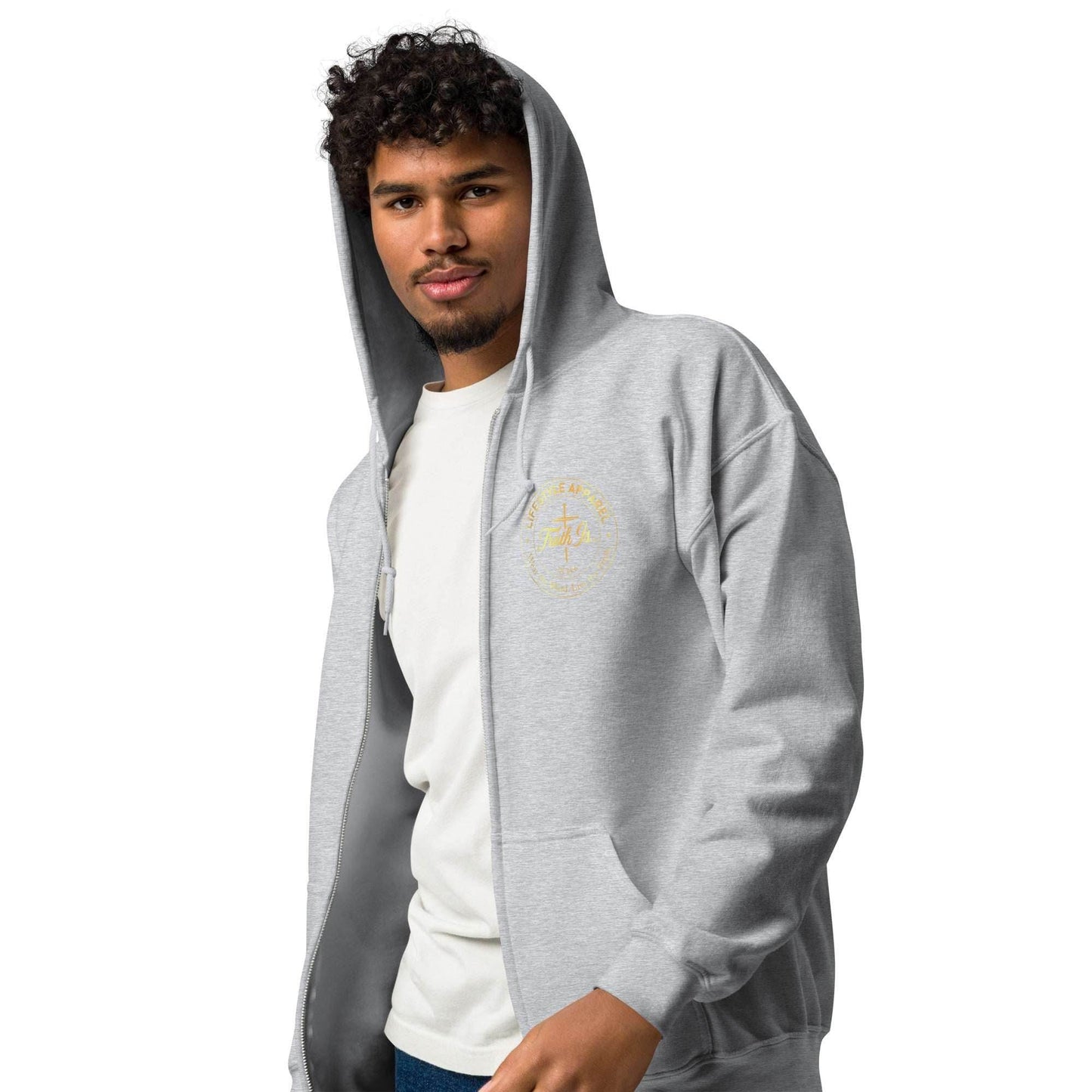 Unisex heavy blend zip hoodie - Truth is life Style