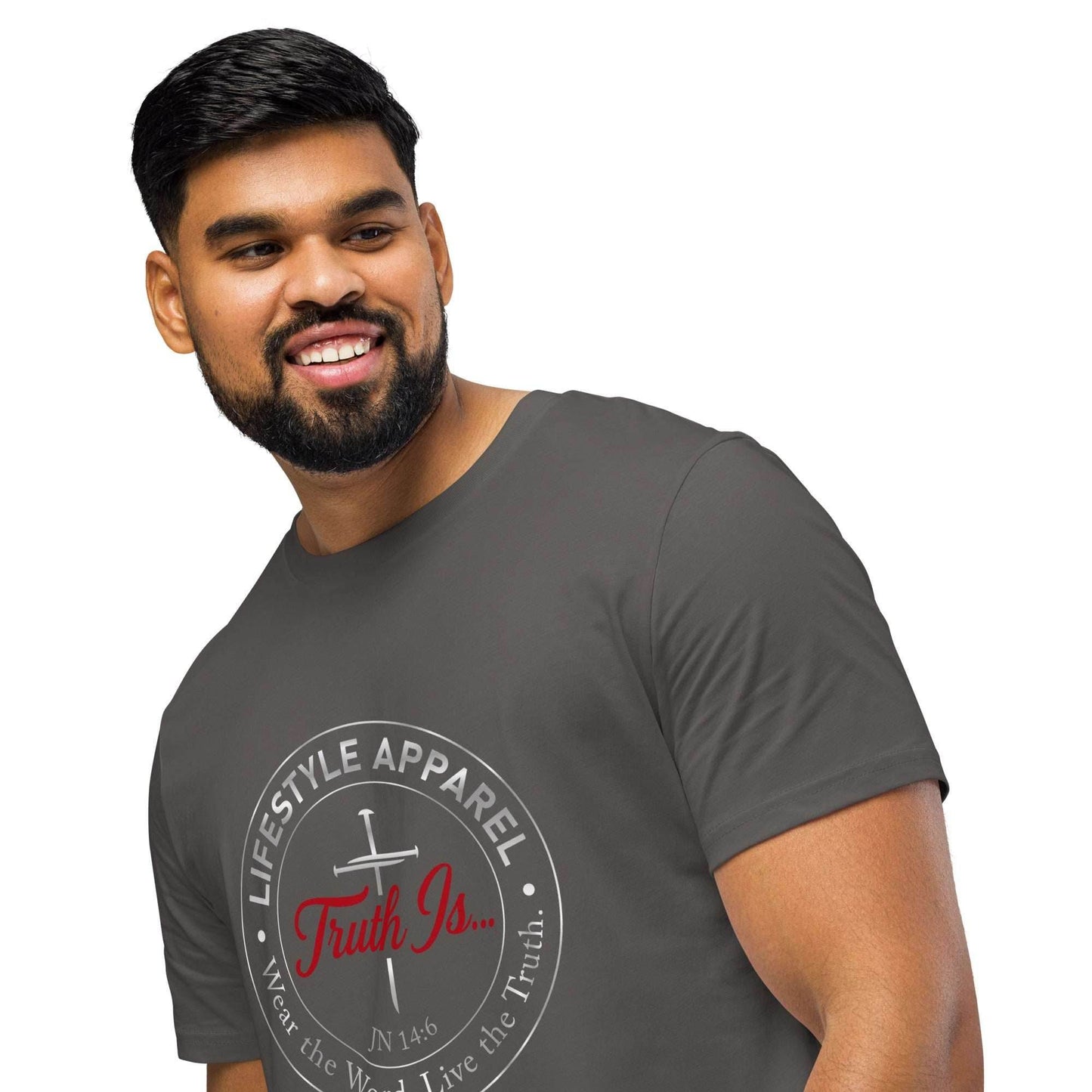 Unisex organic mid-light t-shirt - Truth is life Style