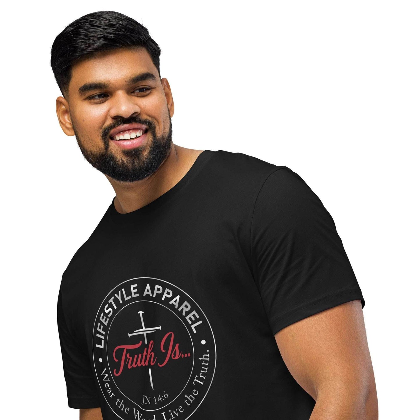 Unisex organic mid-light t-shirt - Truth is life Style