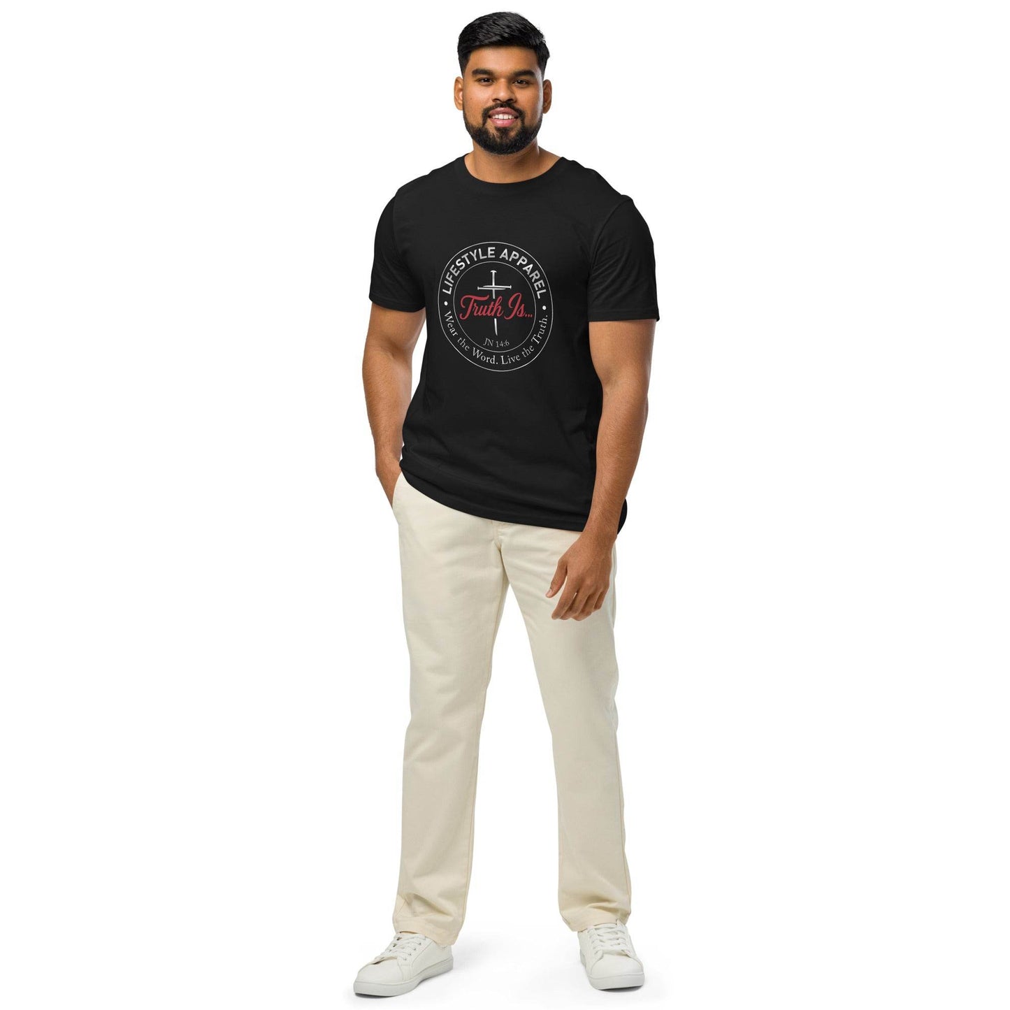Unisex organic mid-light t-shirt - Truth is life Style