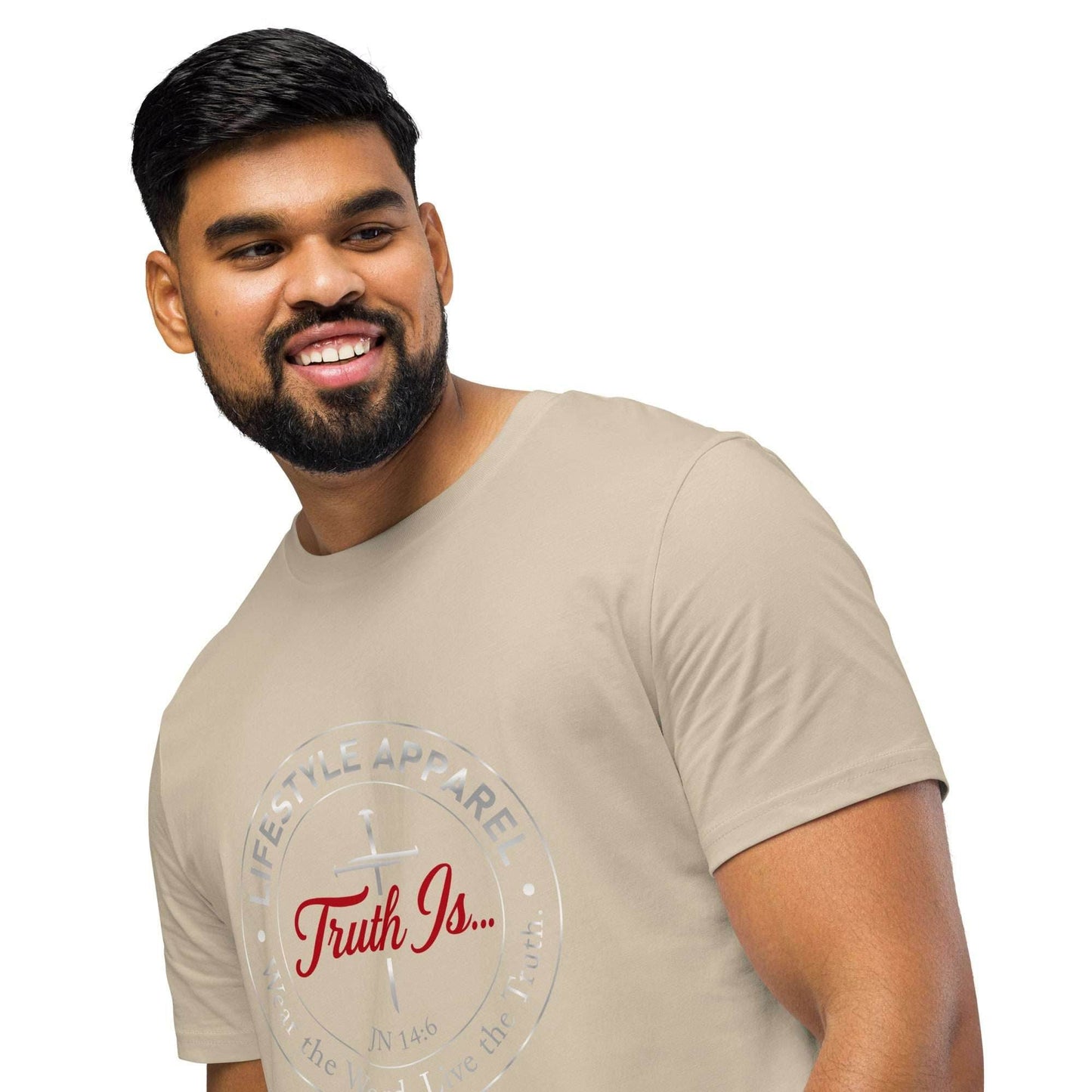 Unisex organic mid-light t-shirt - Truth is life Style
