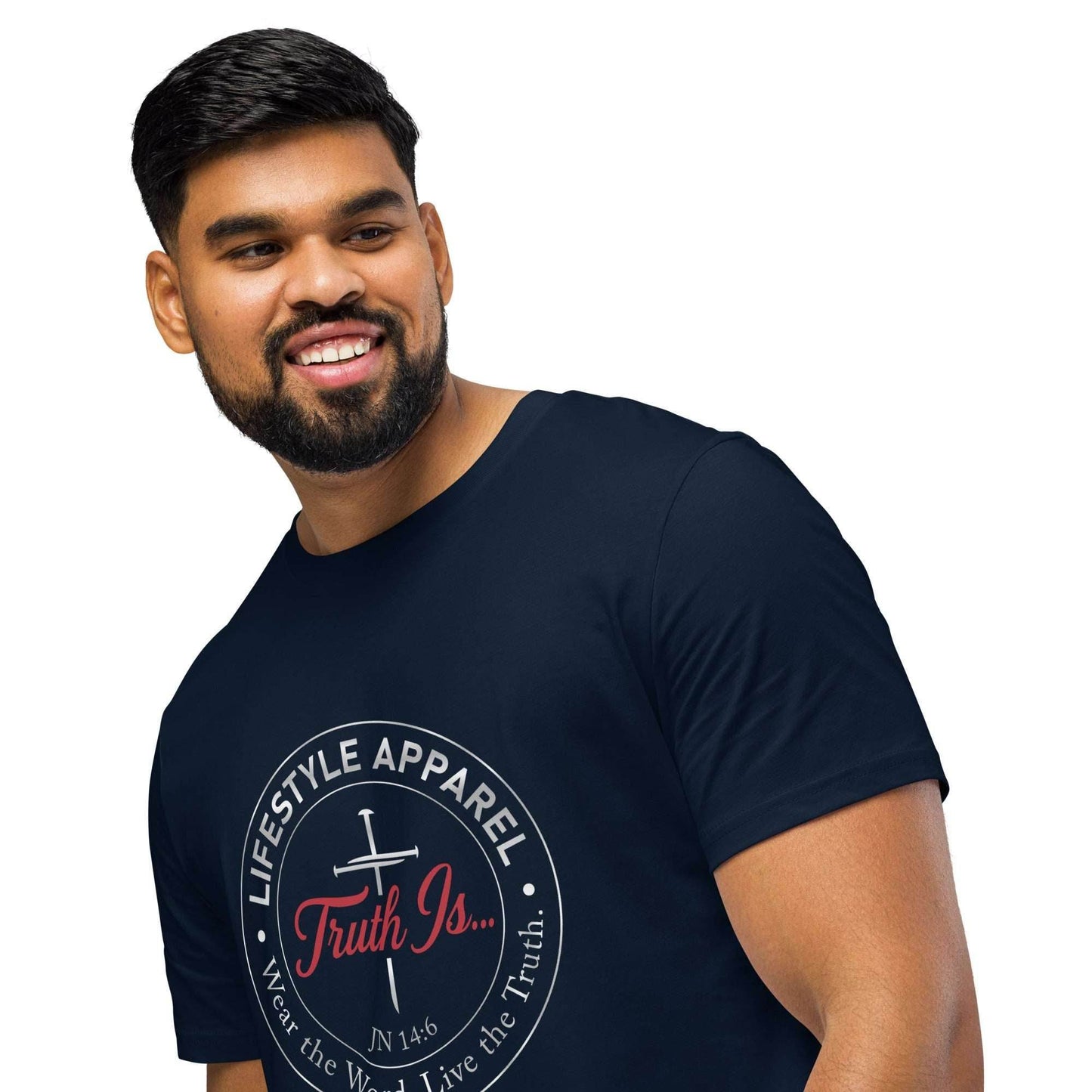Unisex organic mid-light t-shirt - Truth is life Style