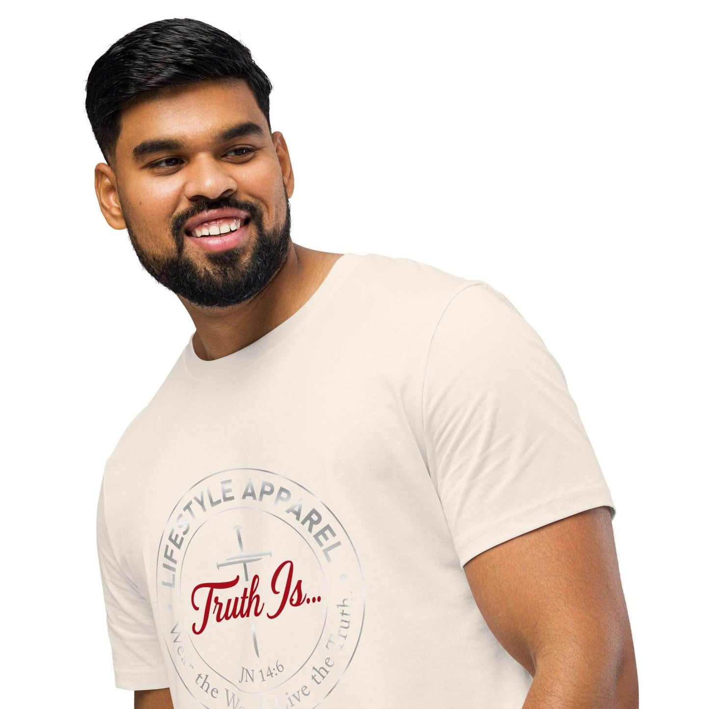 Unisex organic mid-light t-shirt - Truth is life Style