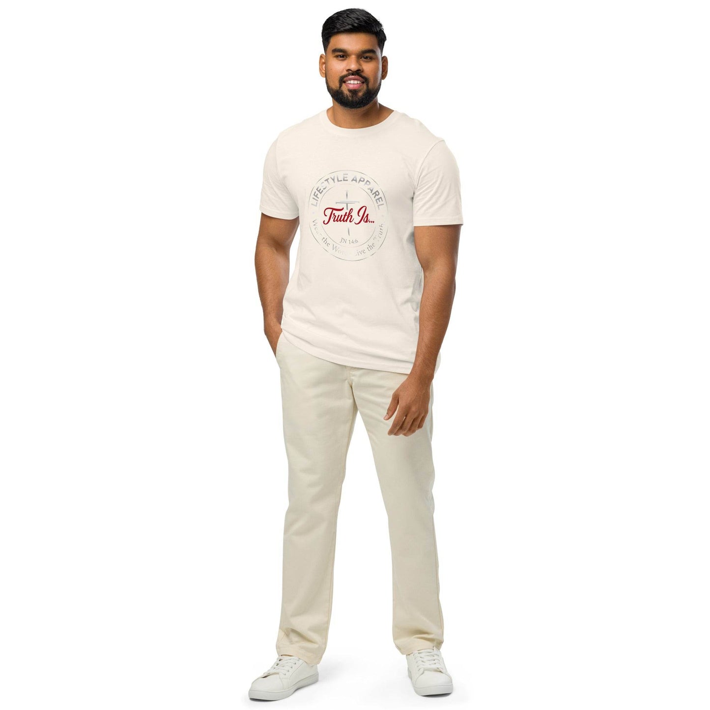 Unisex organic mid-light t-shirt - Truth is life Style