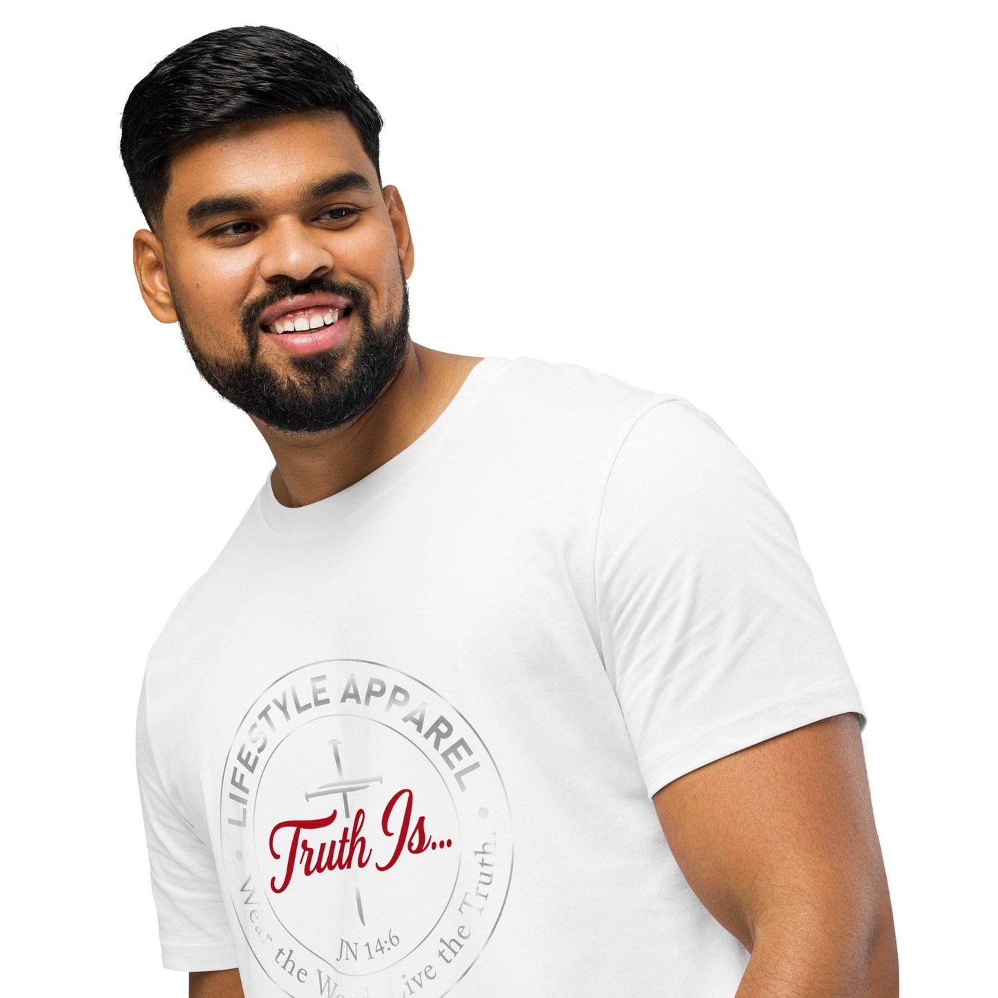 Unisex organic mid-light t-shirt - Truth is life Style