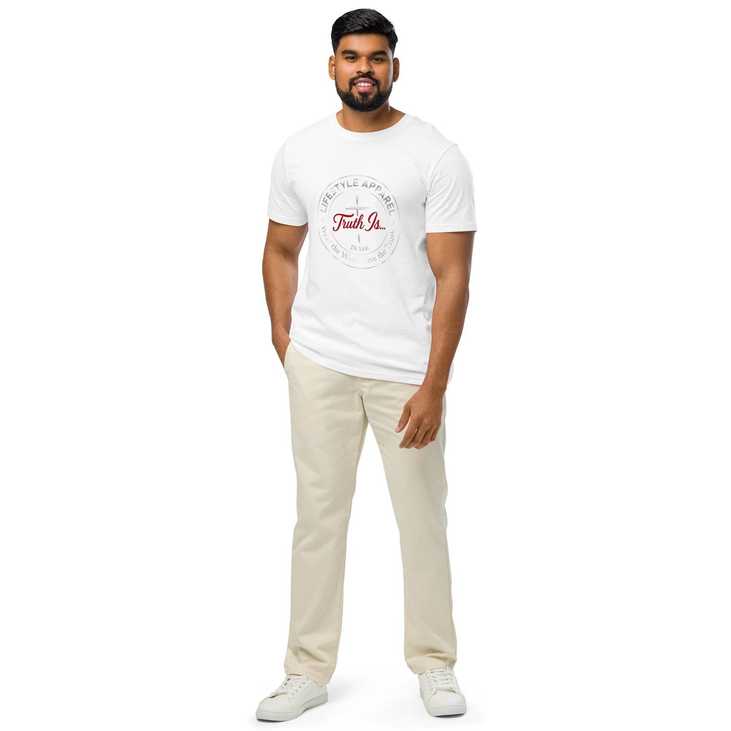 Unisex organic mid-light t-shirt - Truth is life Style
