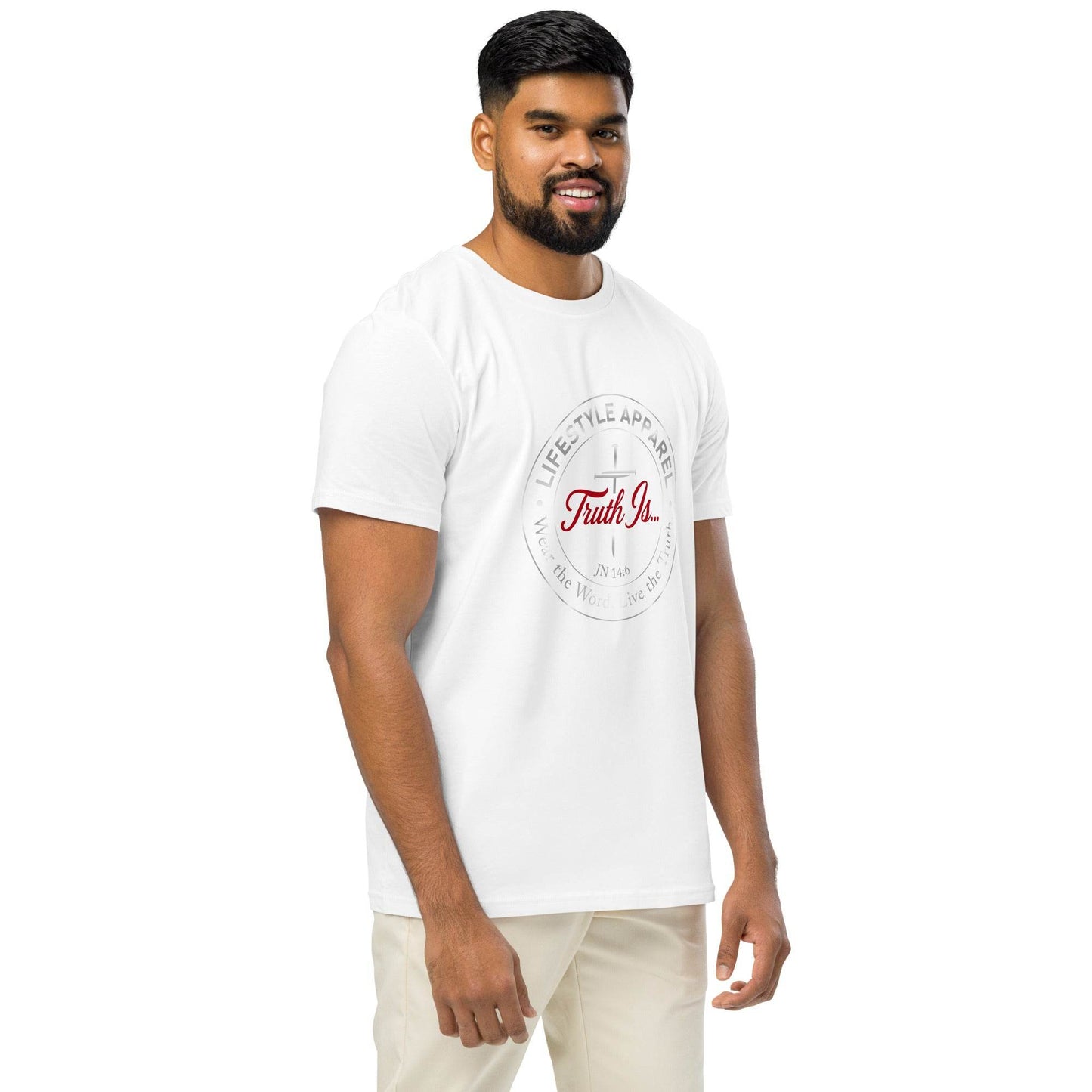 Unisex organic mid-light t-shirt - Truth is life Style