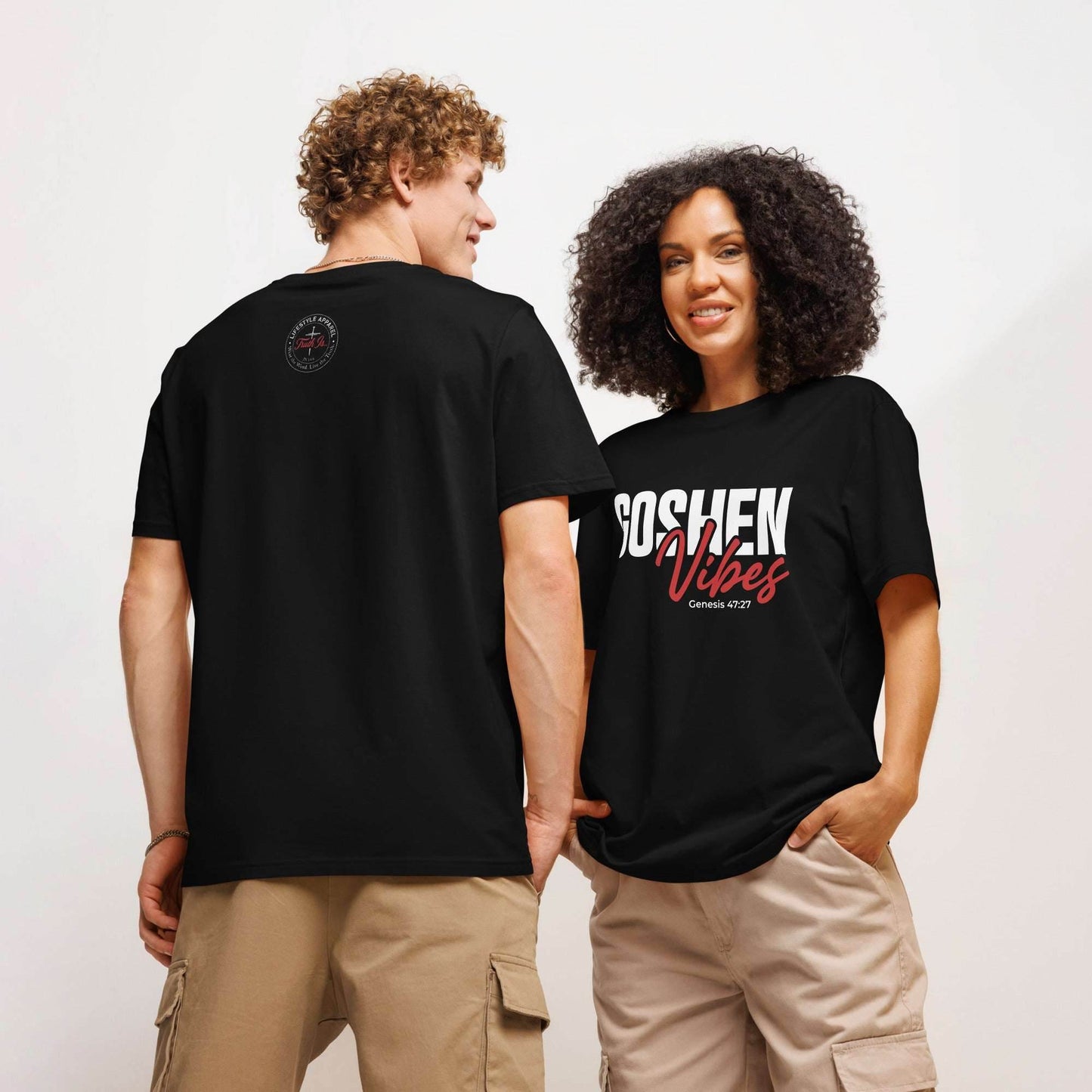 Unisex organic ribbed neck t-shirt - Truth is life Style