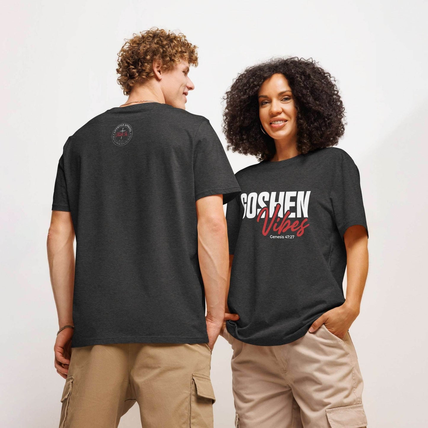 Unisex organic ribbed neck t-shirt - Truth is life Style