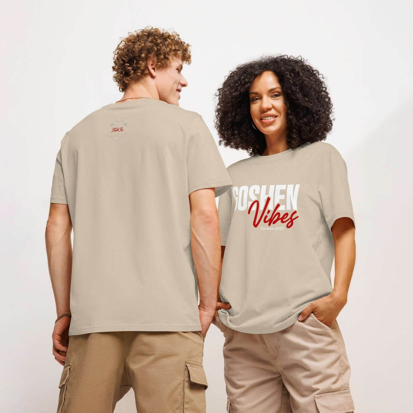 Unisex organic ribbed neck t-shirt - Truth is life Style