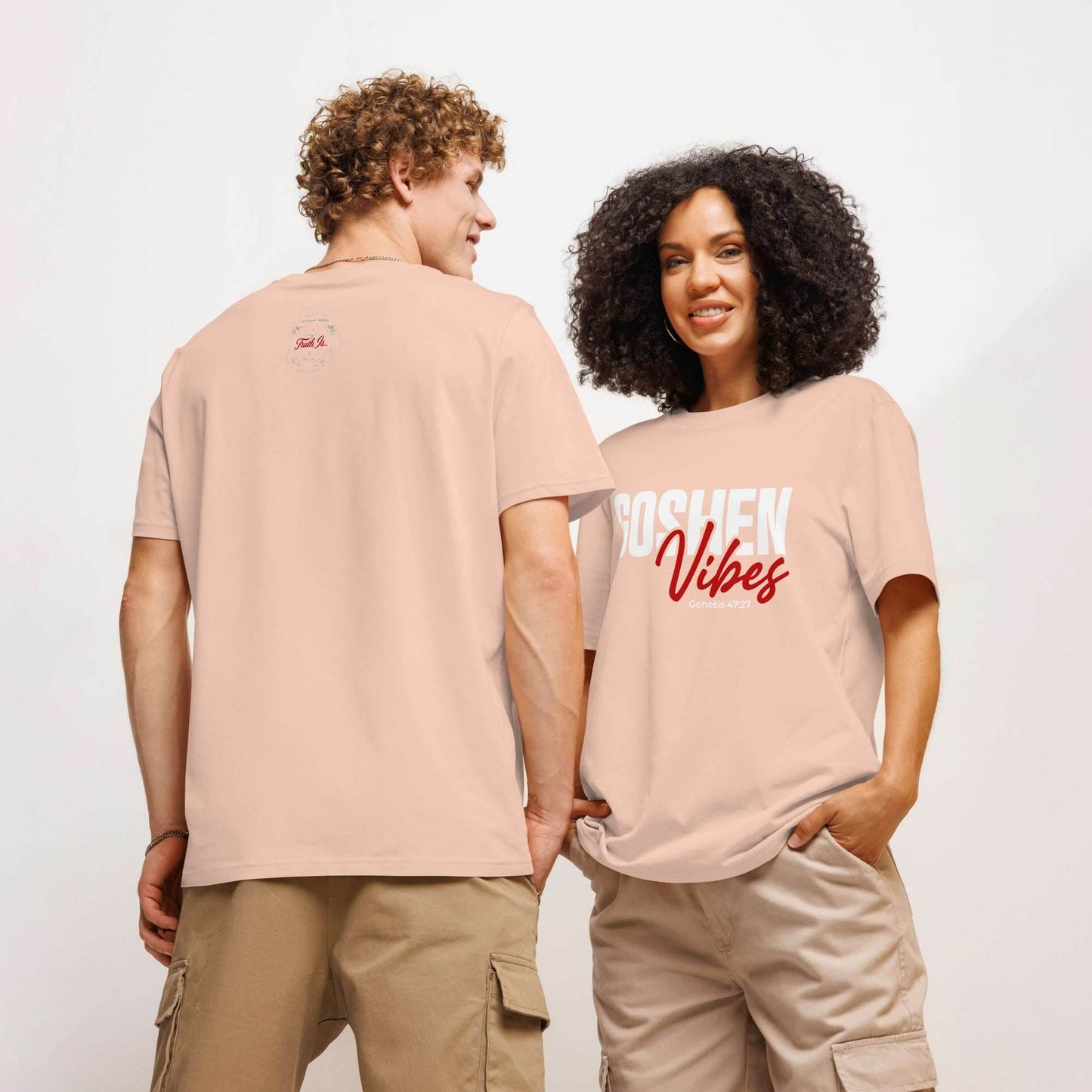 Unisex organic ribbed neck t-shirt - Truth is life Style
