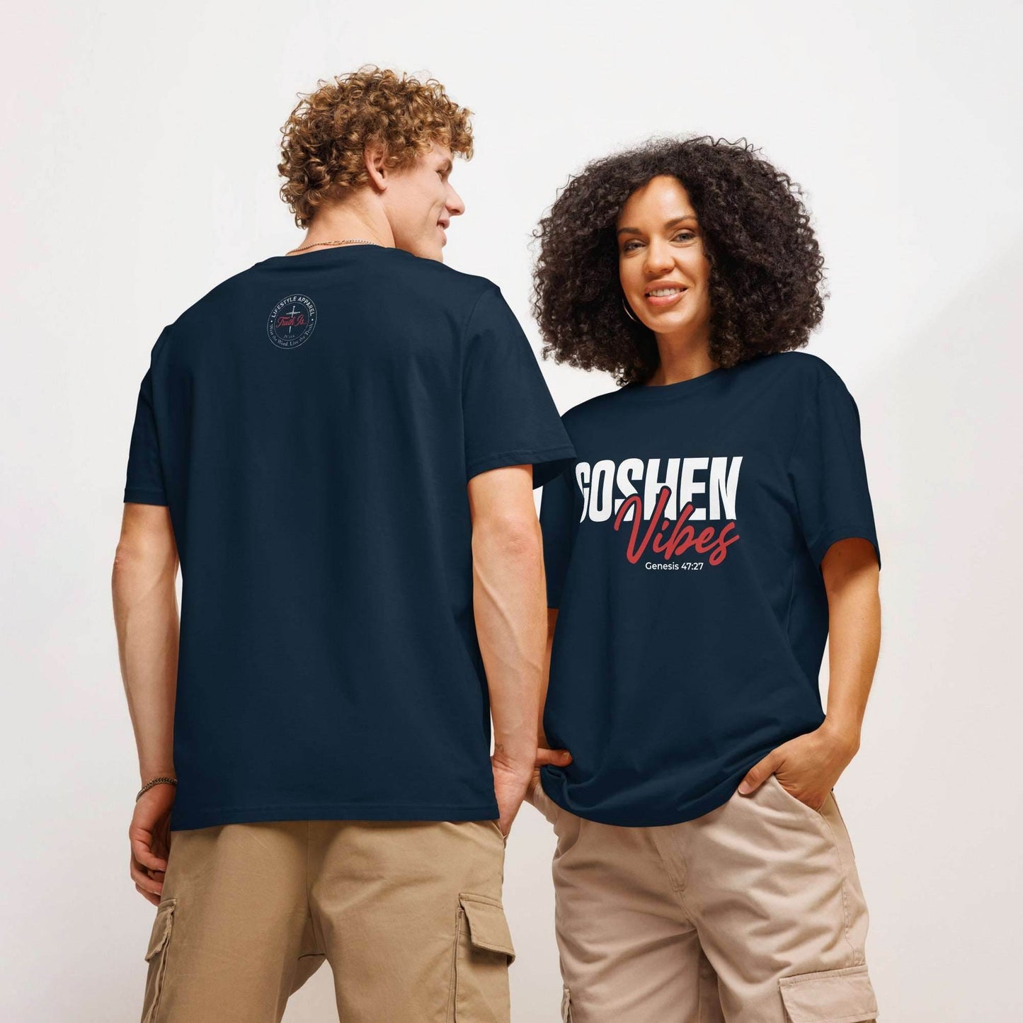 Unisex organic ribbed neck t-shirt - Truth is life Style