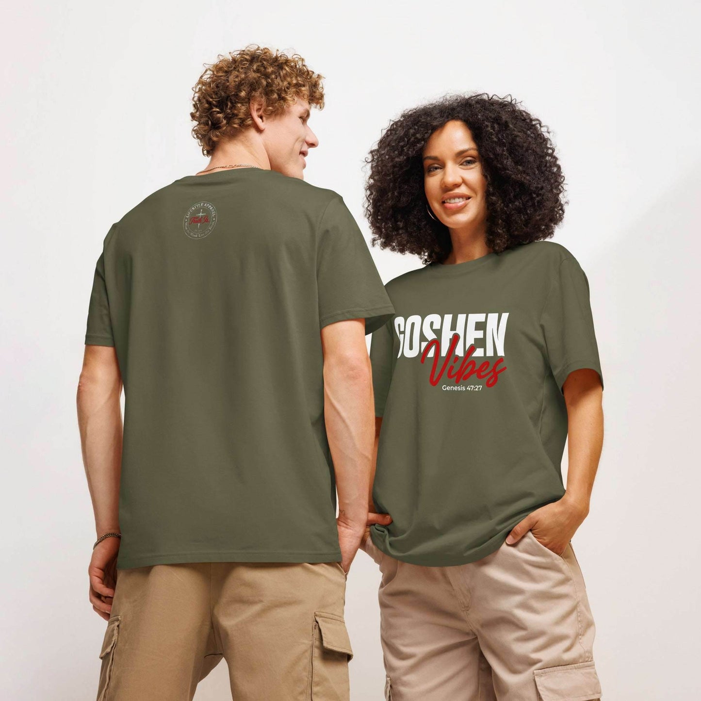 Unisex organic ribbed neck t-shirt - Truth is life Style