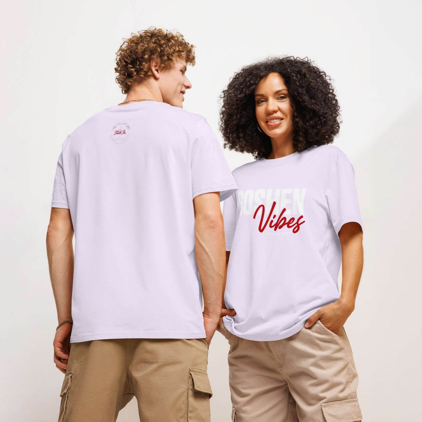 Unisex organic ribbed neck t-shirt - Truth is life Style