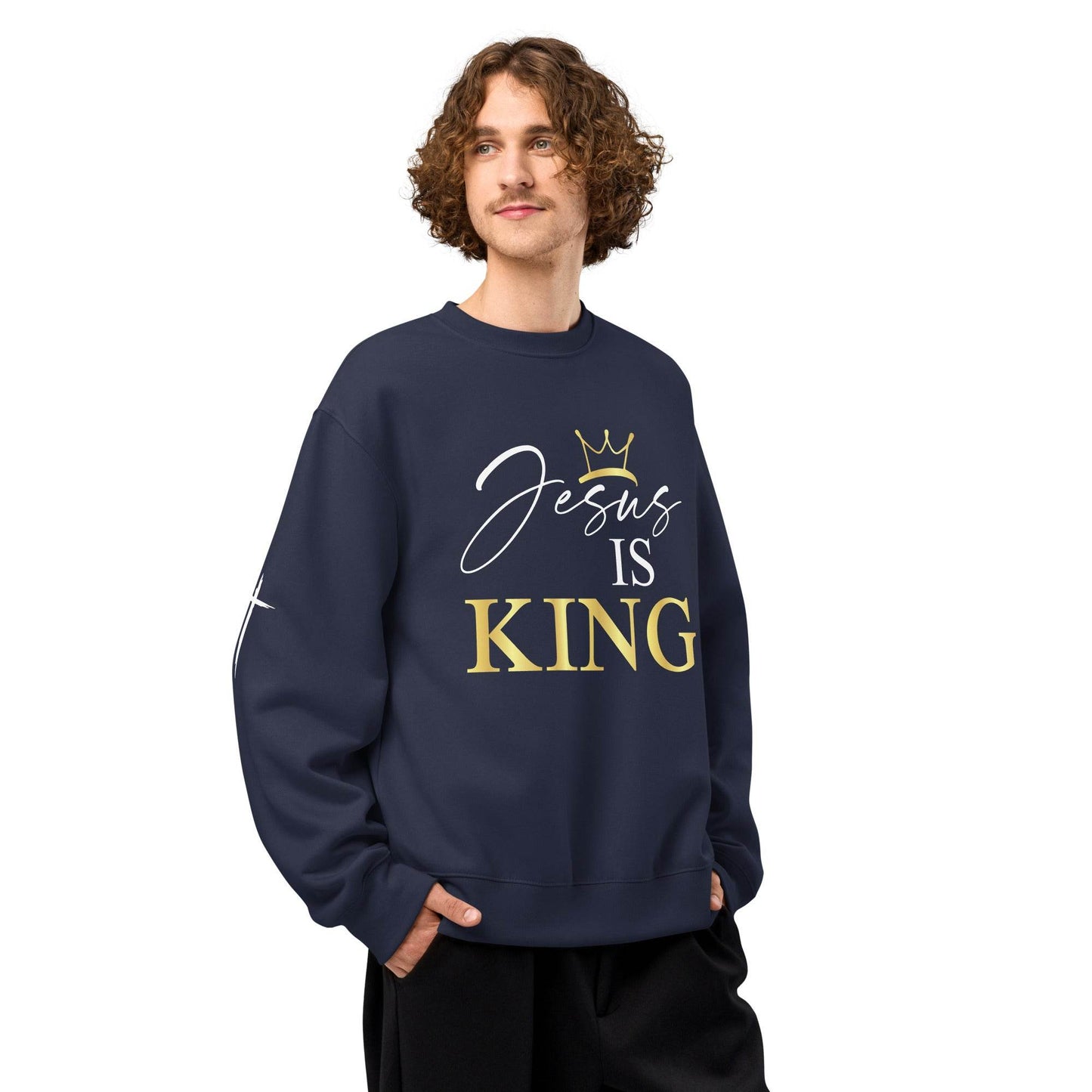 Oversized heavyweight sweatshirt - Truth is life Style