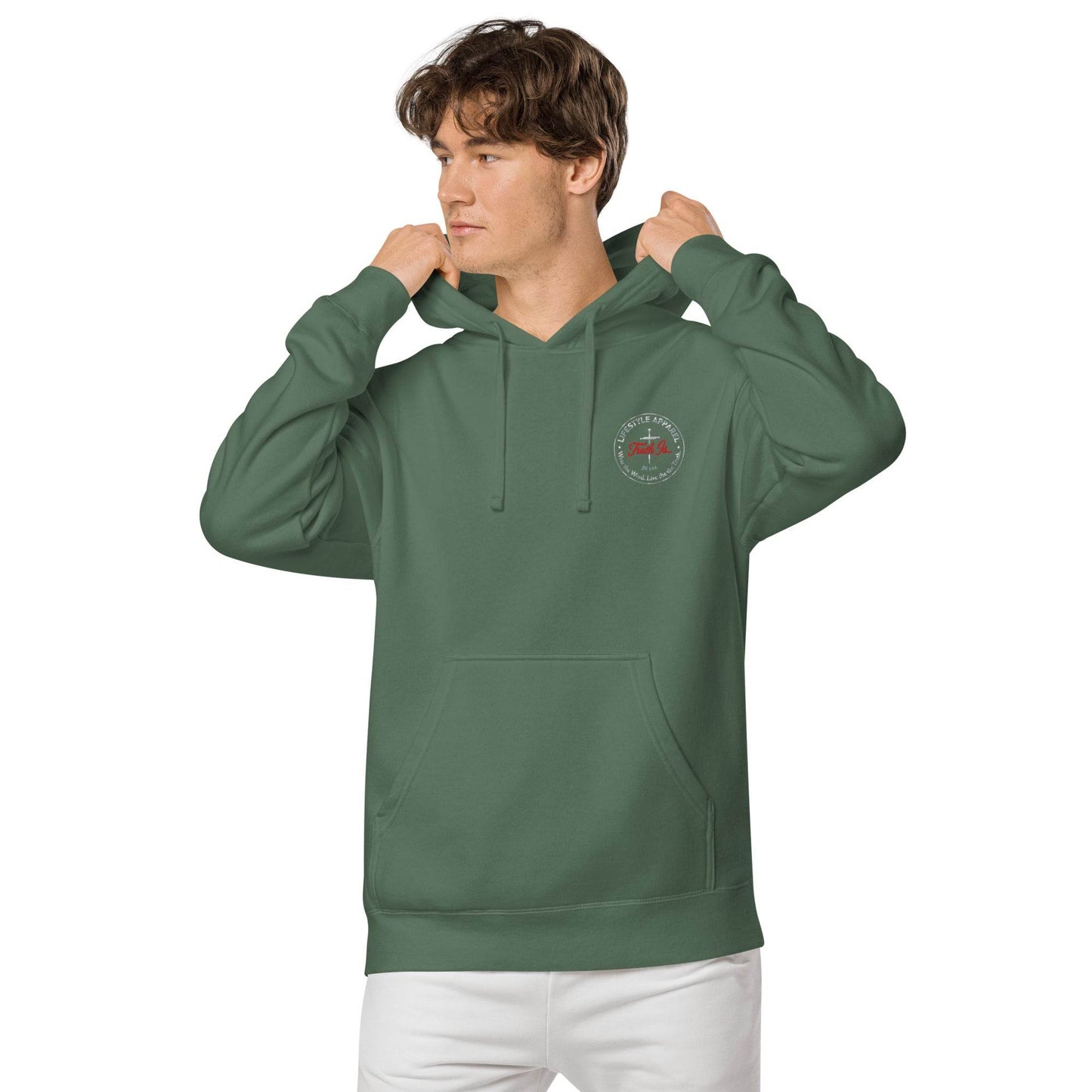 Unisex pigment-dyed hoodie - Truth is life Style