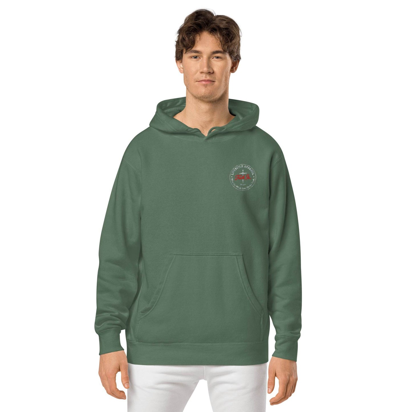Unisex pigment-dyed hoodie - Truth is life Style