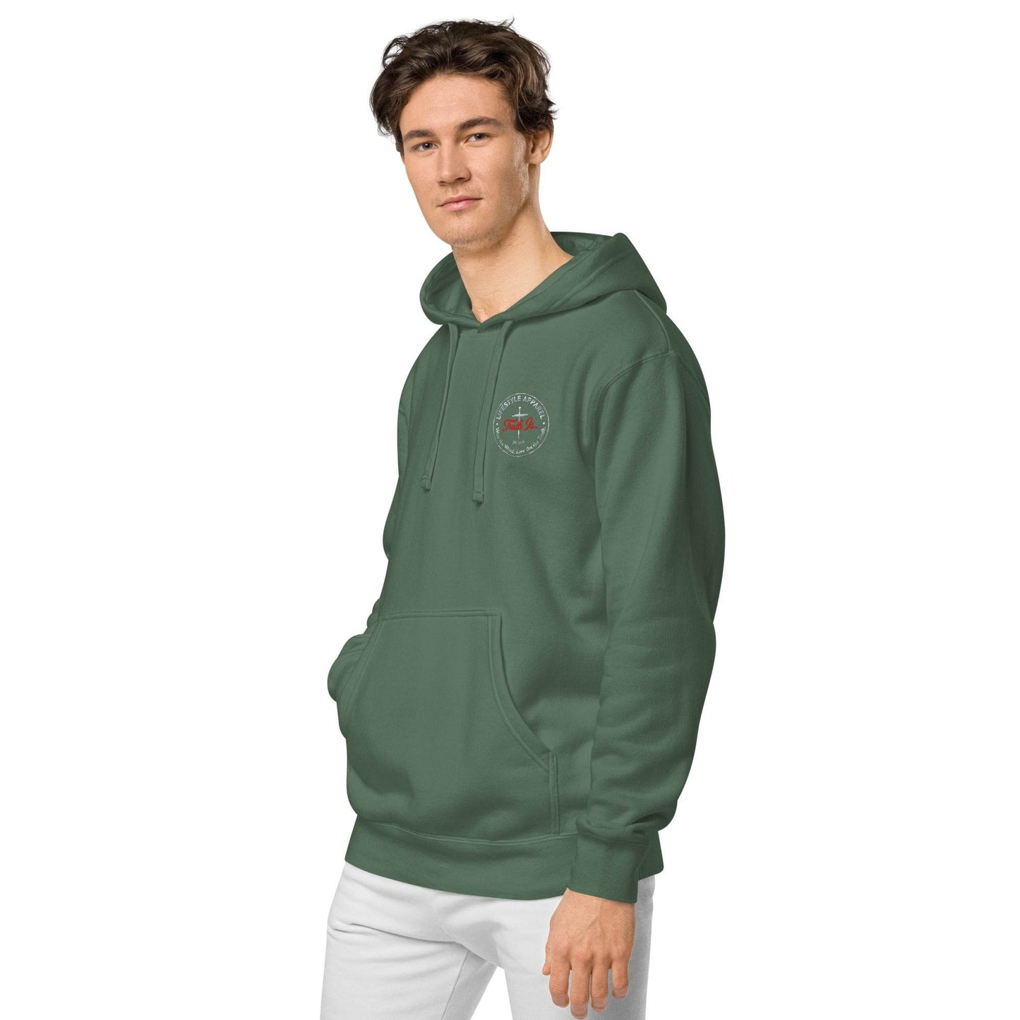 Unisex pigment-dyed hoodie - Truth is life Style