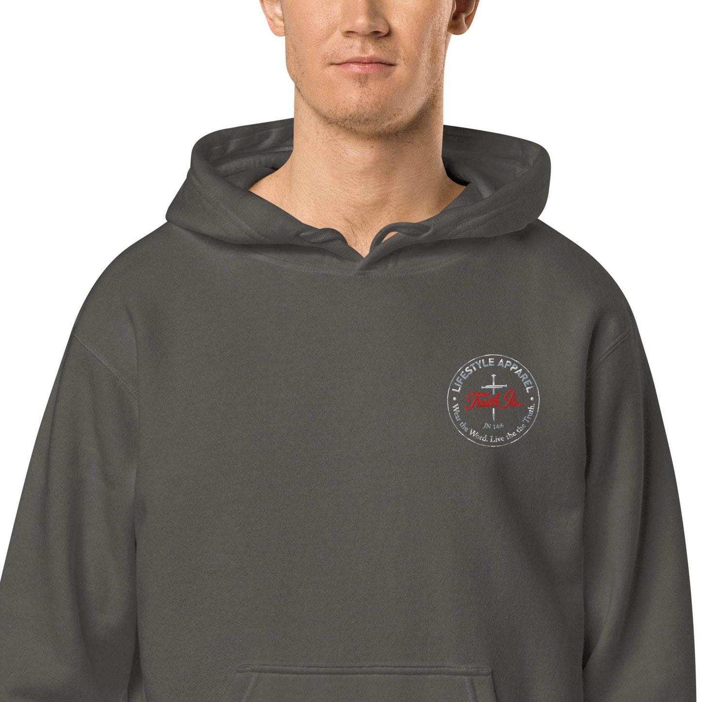 Unisex pigment-dyed hoodie - Truth is life Style