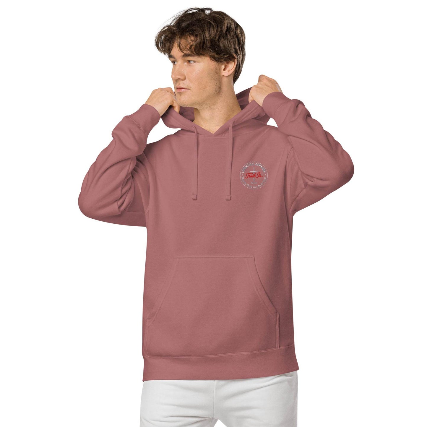 Unisex pigment-dyed hoodie - Truth is life Style