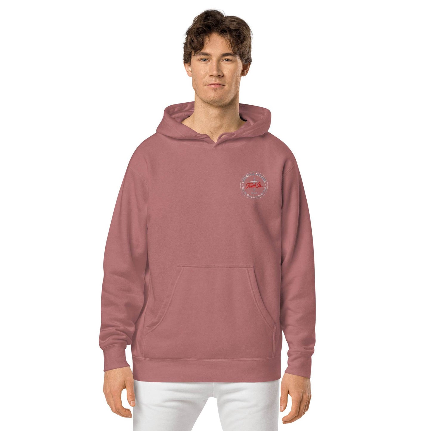 Unisex pigment-dyed hoodie - Truth is life Style