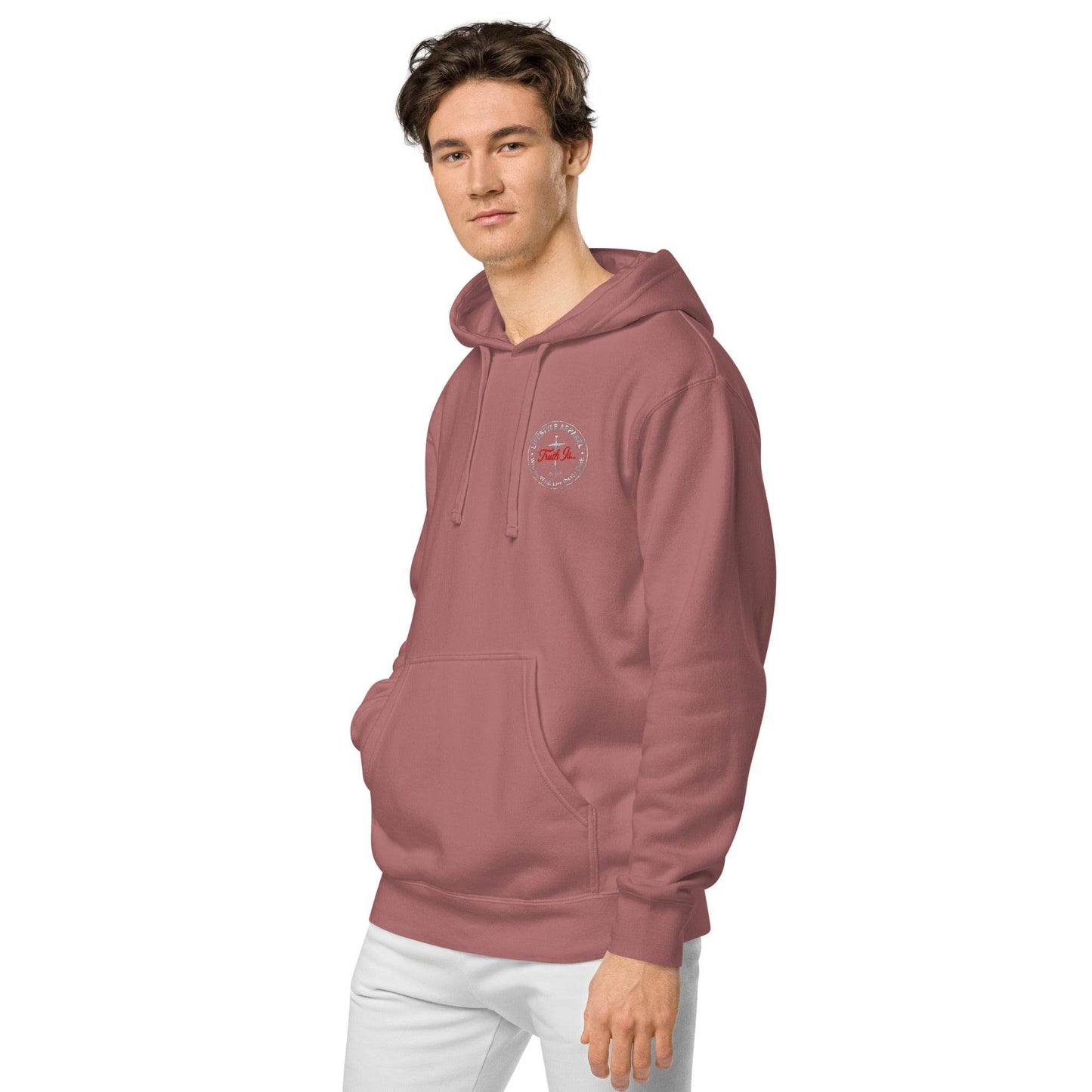 Unisex pigment-dyed hoodie - Truth is life Style