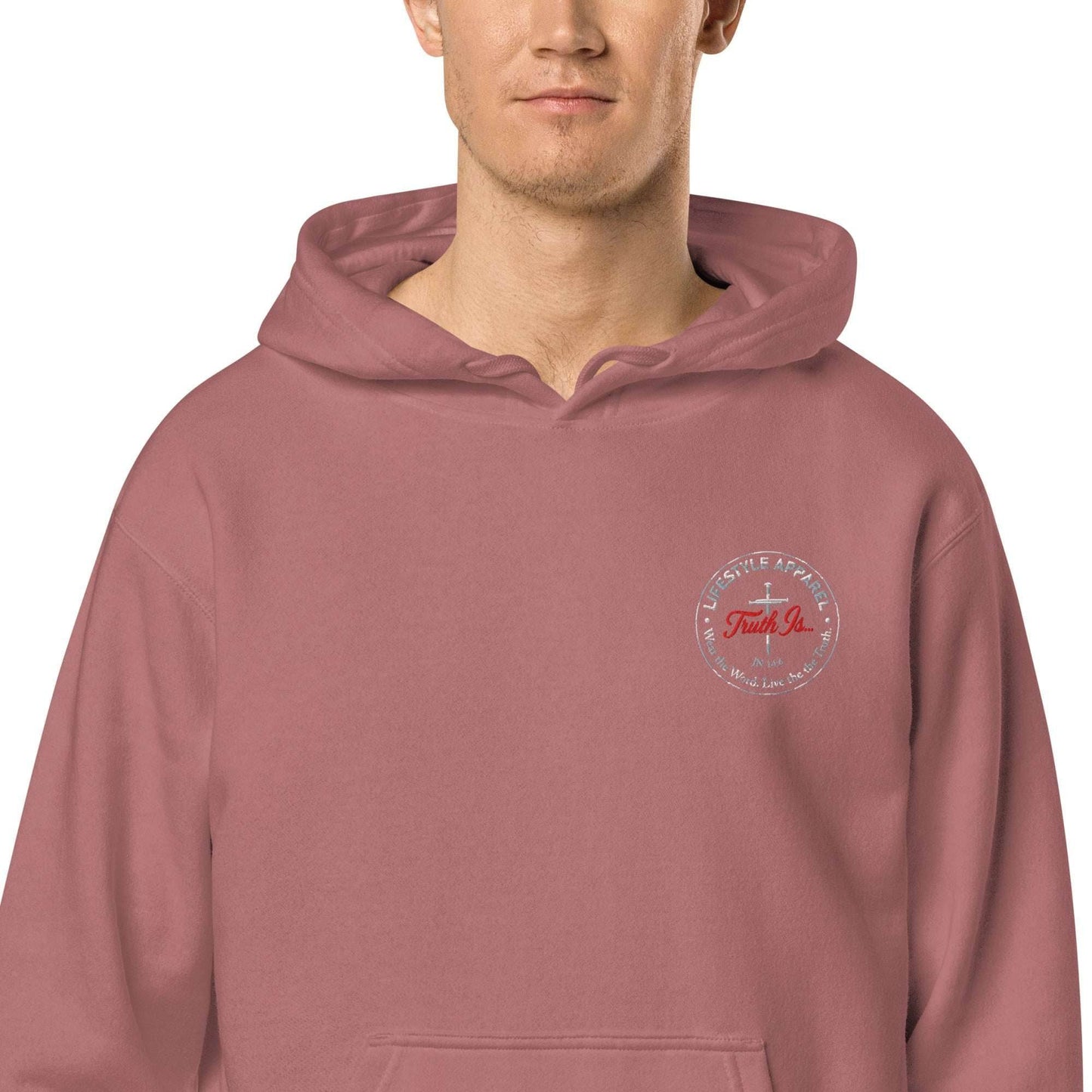 Unisex pigment-dyed hoodie - Truth is life Style