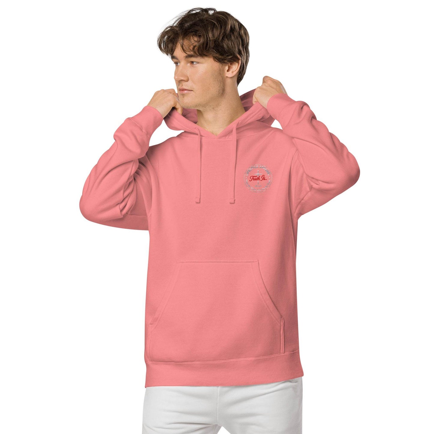 Unisex pigment-dyed hoodie - Truth is life Style