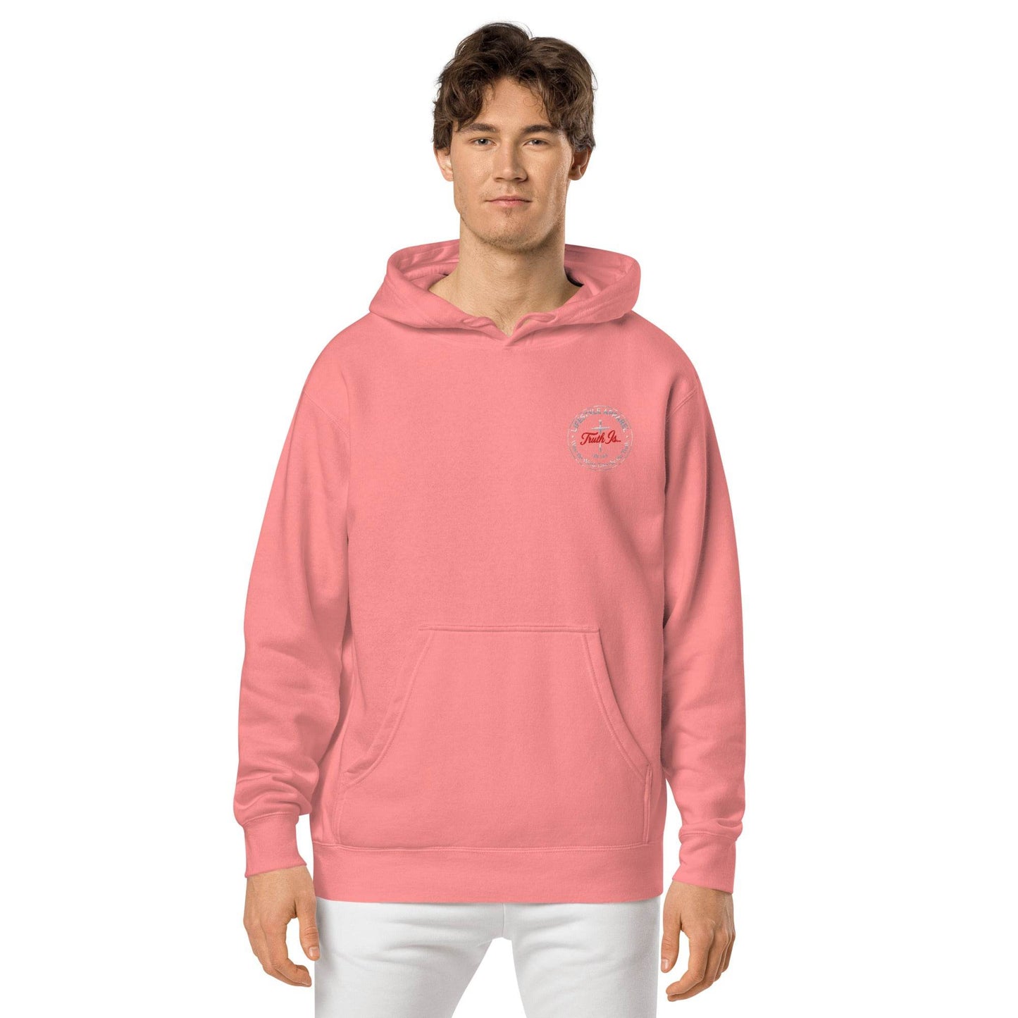 Unisex pigment-dyed hoodie - Truth is life Style