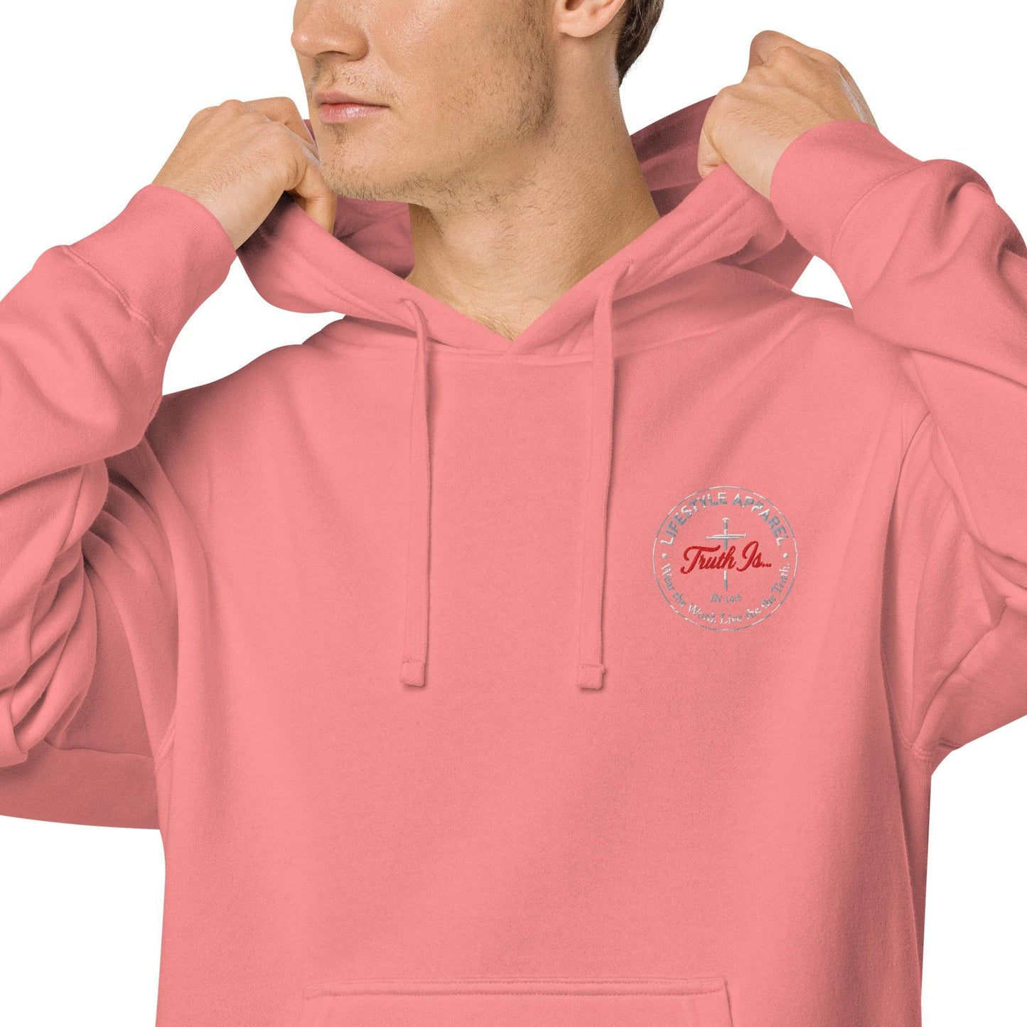 Unisex pigment-dyed hoodie - Truth is life Style