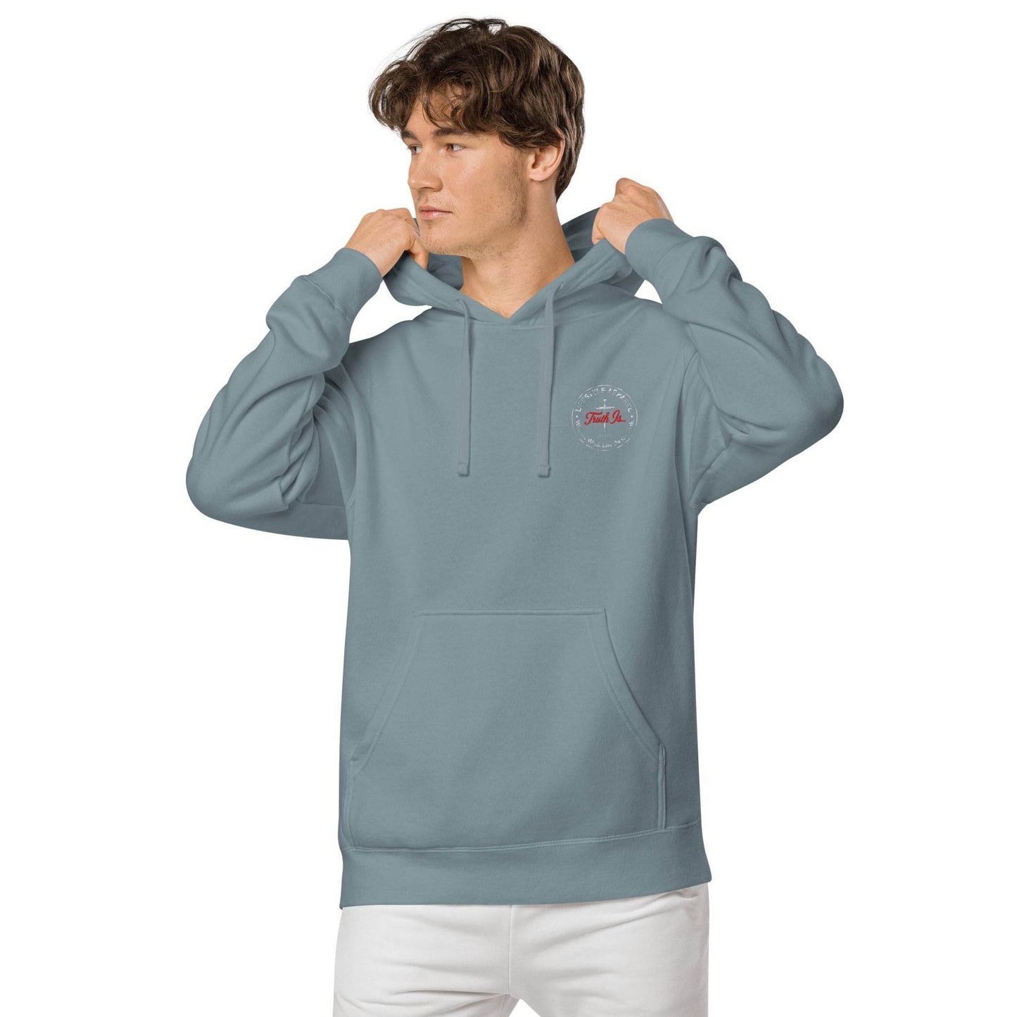 Unisex pigment-dyed hoodie - Truth is life Style