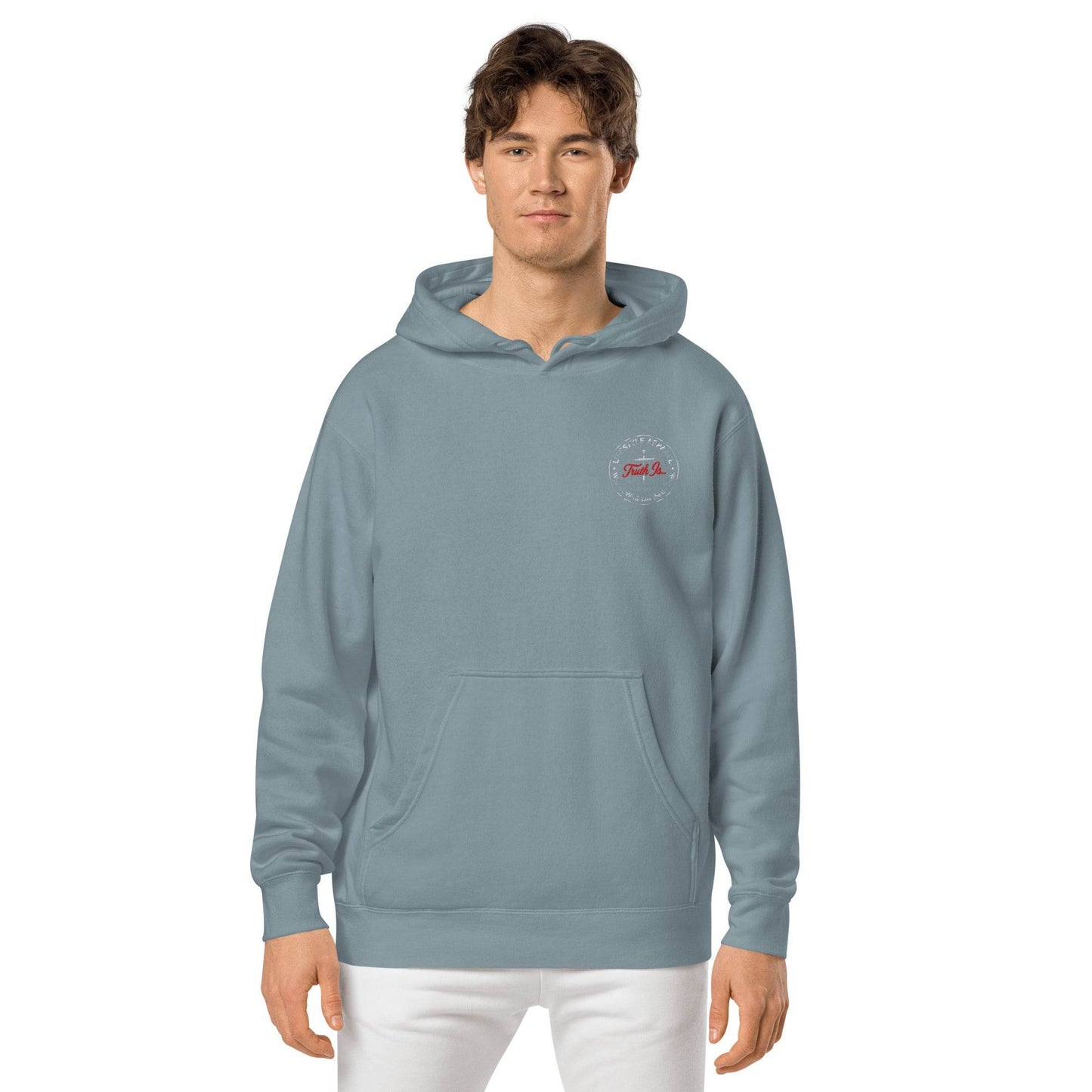 Unisex pigment-dyed hoodie - Truth is life Style