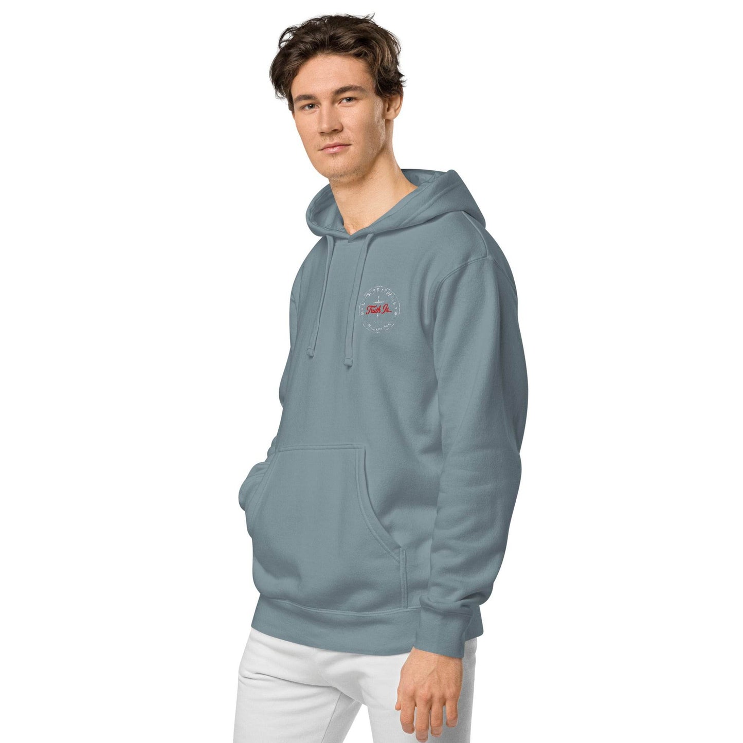 Unisex pigment-dyed hoodie - Truth is life Style