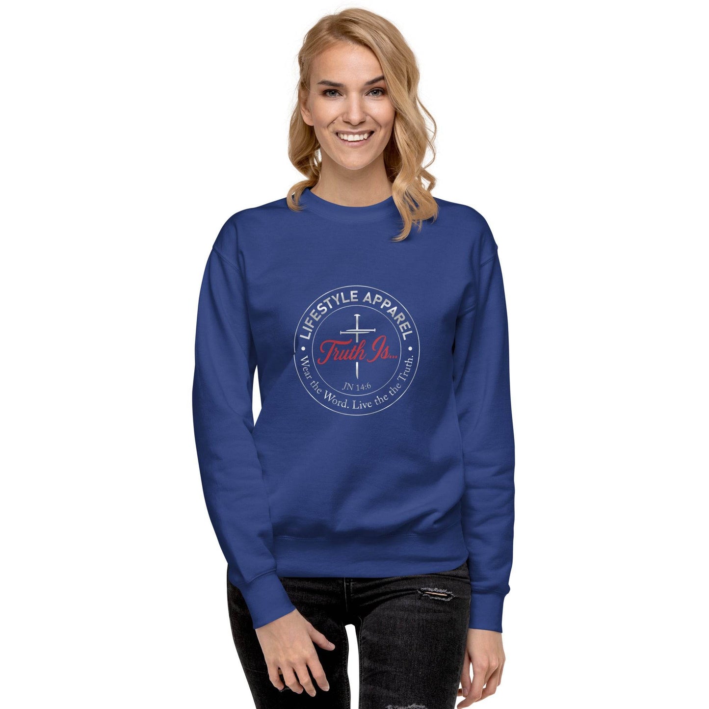 Unisex Premium Sweatshirt - Truth is life Style