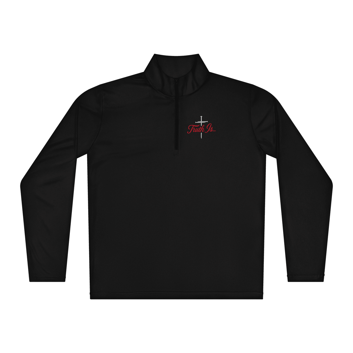 Lightweight quarter-zip pullover - Truth is life Style
