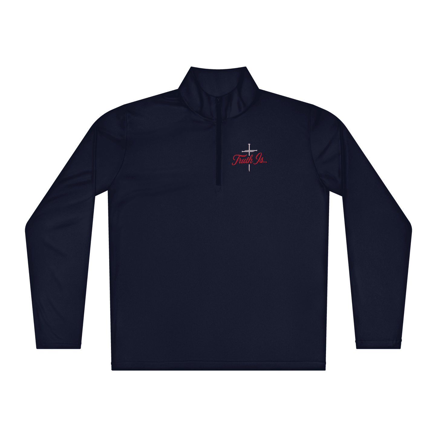Lightweight quarter-zip pullover - Truth is life Style