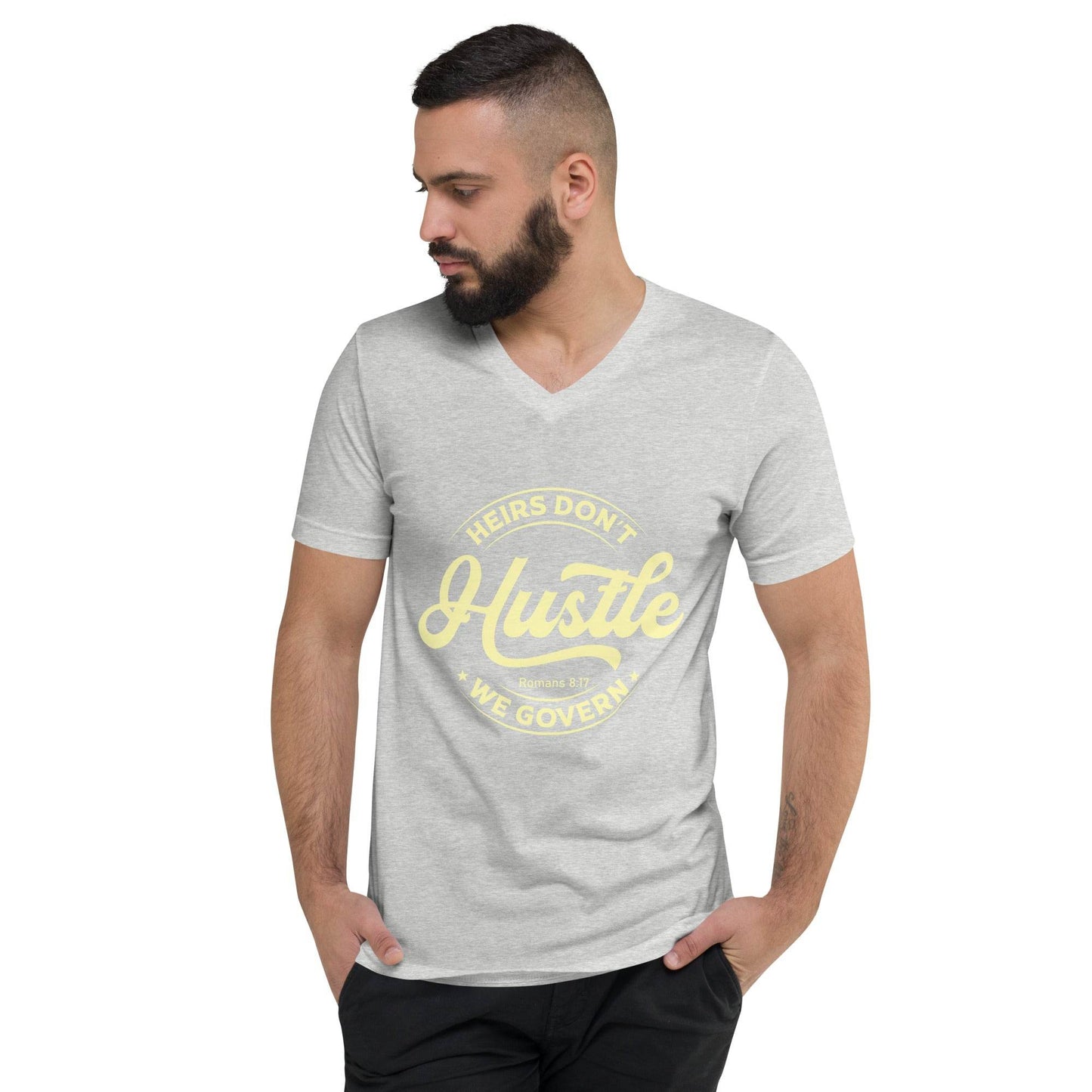 Unisex Short Sleeve V-Neck T-Shirt - Truth is life Style