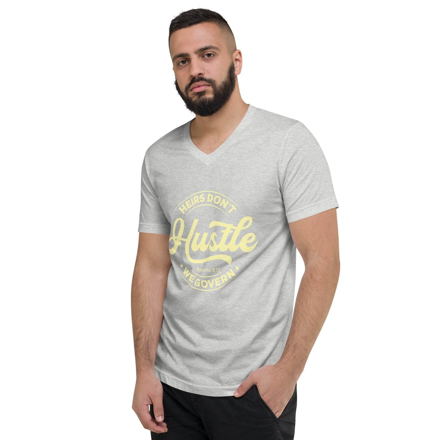 Unisex Short Sleeve V-Neck T-Shirt - Truth is life Style