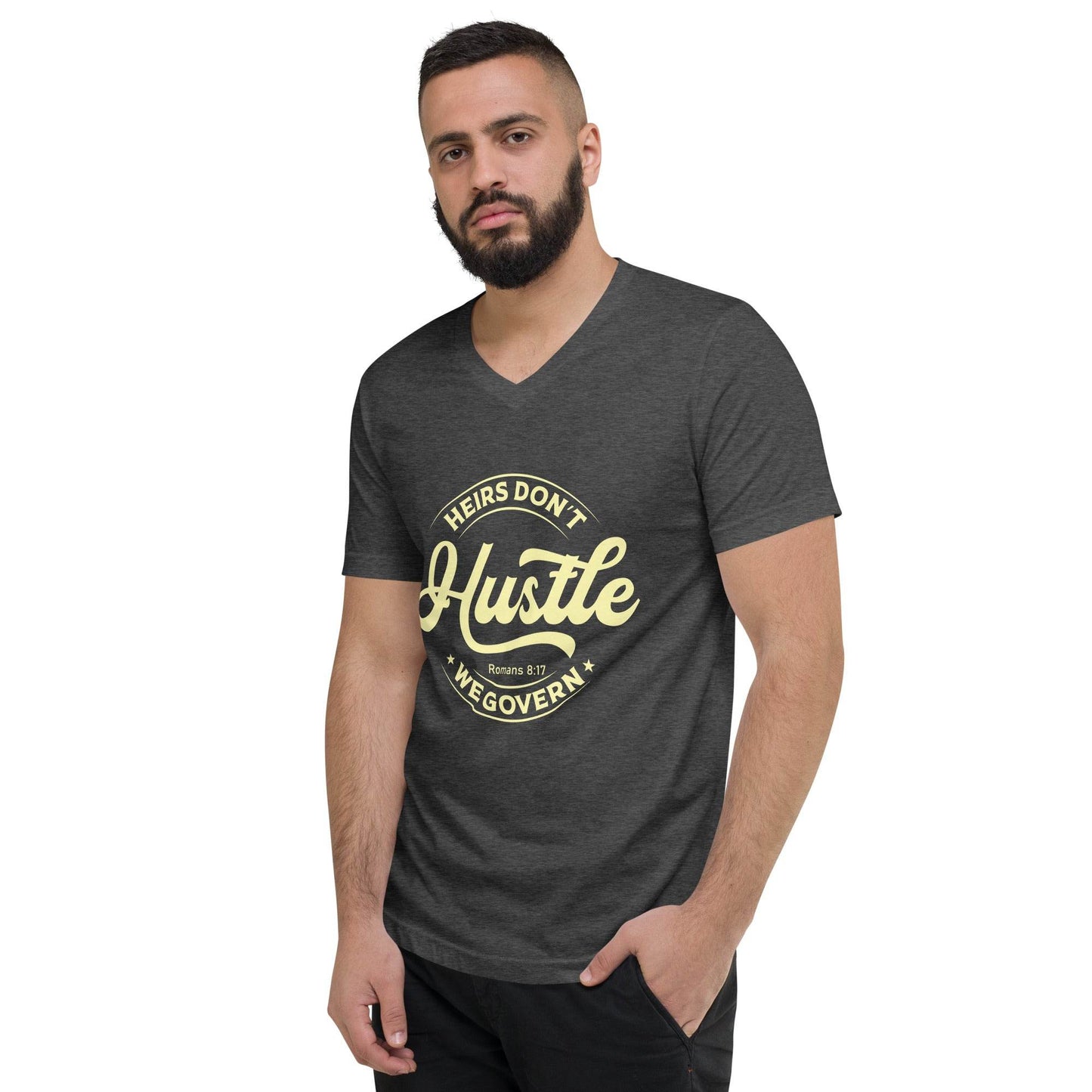 Unisex Short Sleeve V-Neck T-Shirt - Truth is life Style