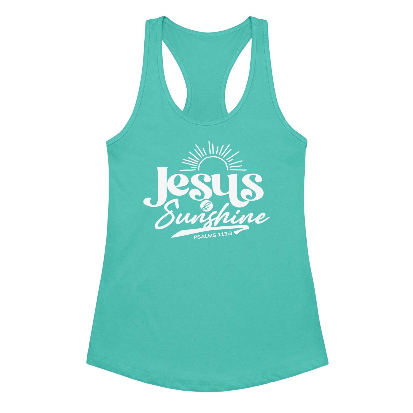 Women’s fitted racerback tank top - Truth is life Style
