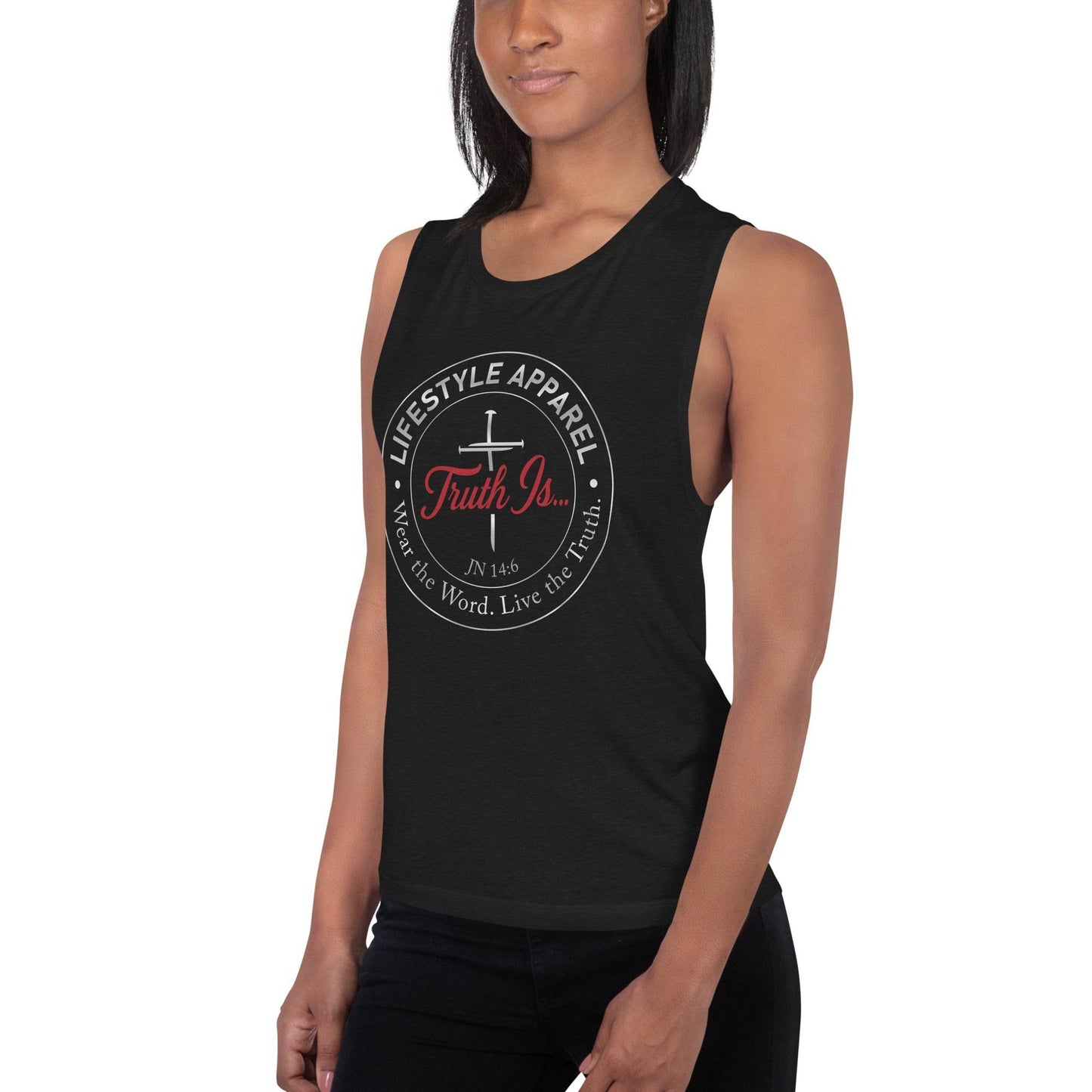 Ladies’ Muscle Tank - Truth is life Style